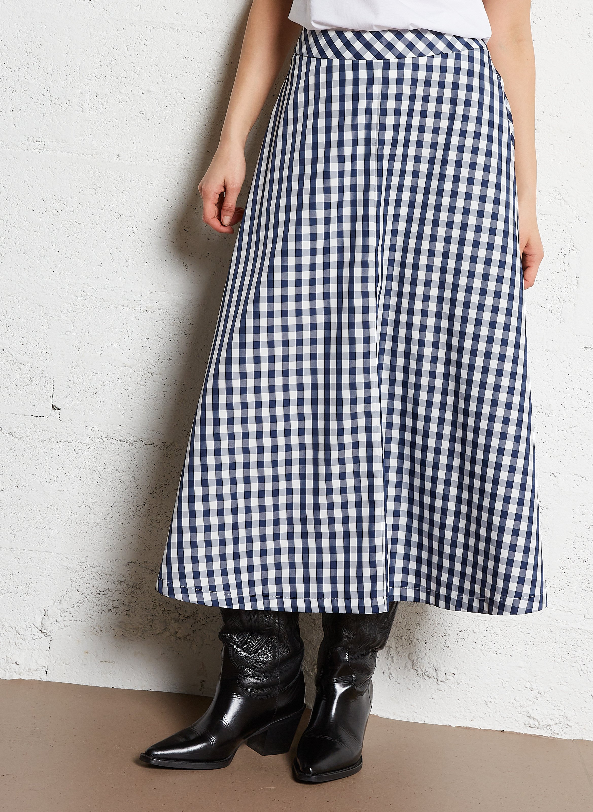CLAUDIE PIERLOT★JUPE LONGUE PLISSEE ASYMETRIQUE スカート Jupe longue plissée asymétrique pour femme | Claudie Pierlot