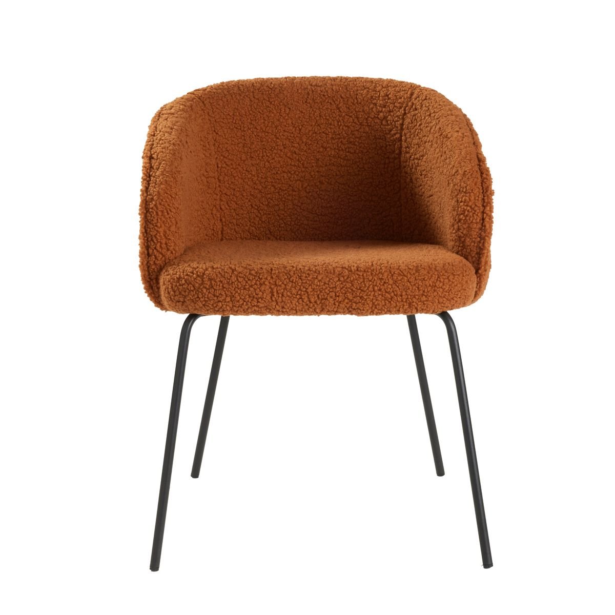 Fauteuil en bouclette FACTORY Marron