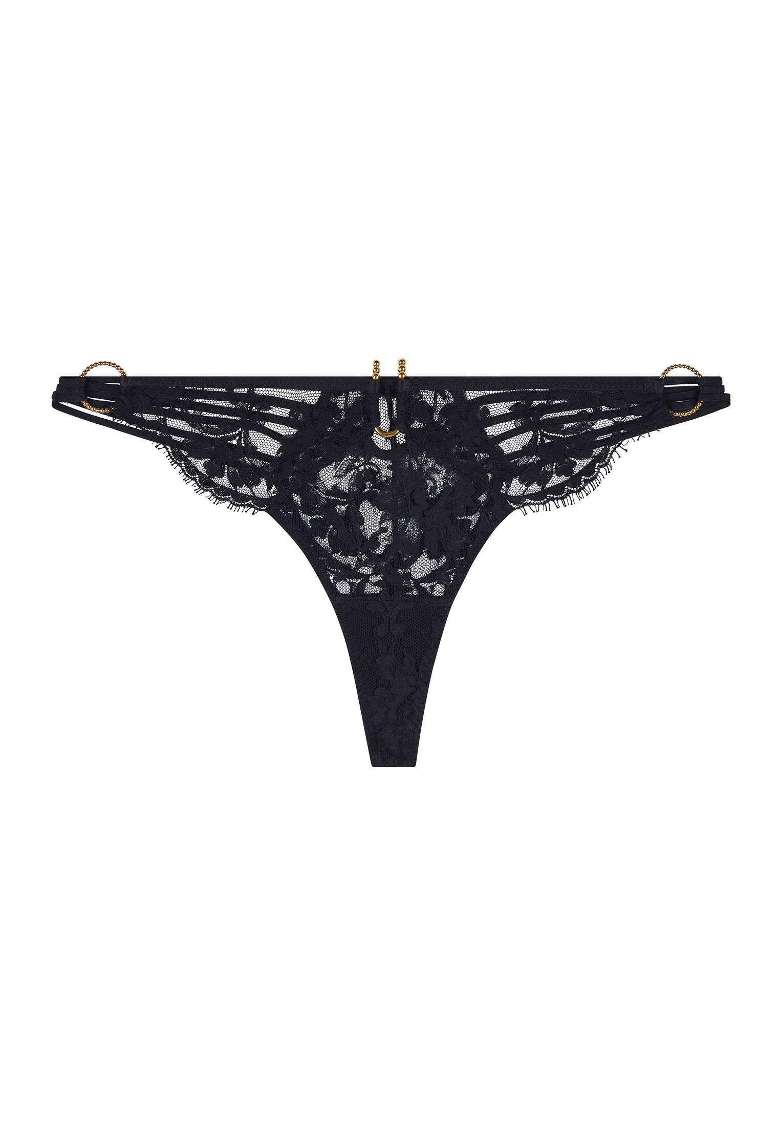 Cotton tanga AUBADE Black