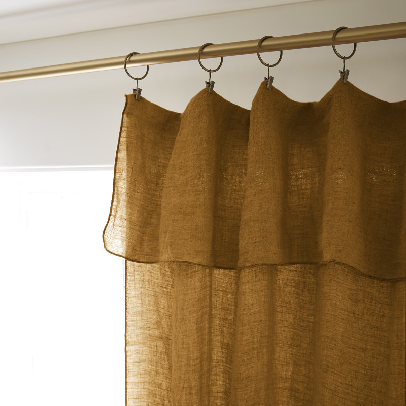Blackout and Thermal Curtains L'EFFET PAPILLON Brown