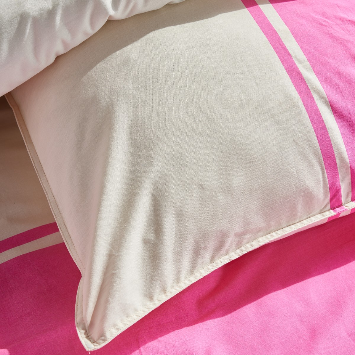 Two-tone cotton bedding TODAY LINGE DE MAISON Pink