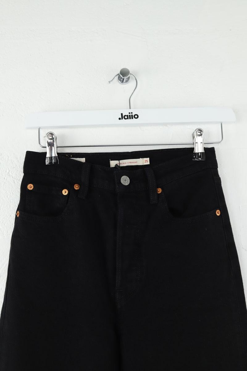 Cotton skinny jeans LEVI'S - Seconde main Black