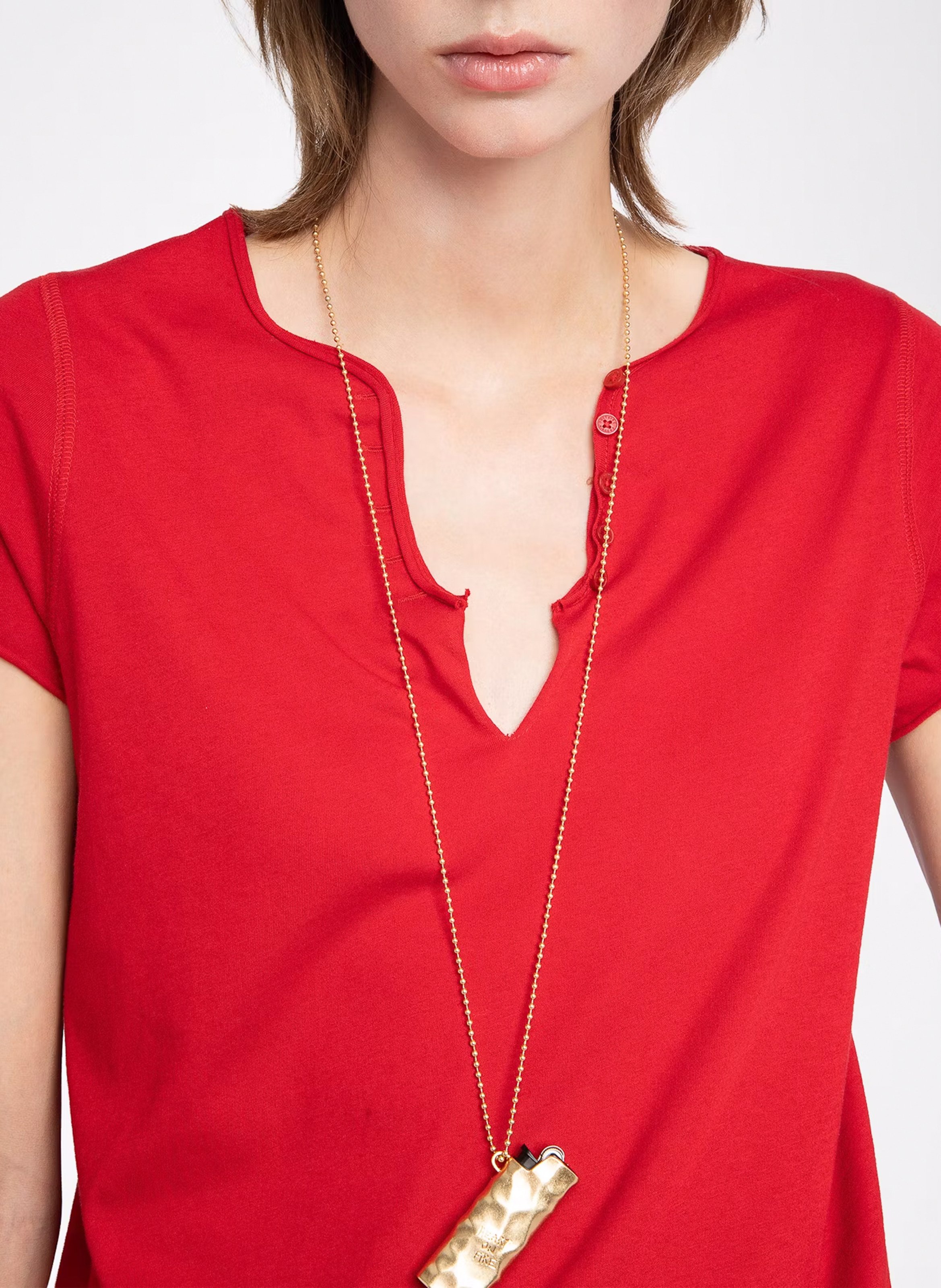 Tunisian organic cotton t-shirt ZADIG&VOLTAIRE Red