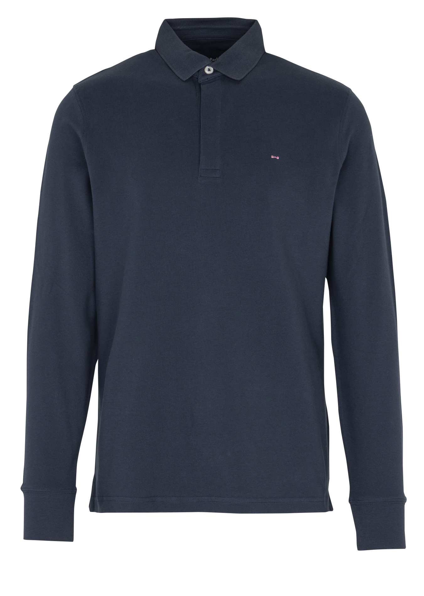 Polo droit en coton mélangé EDEN PARK Gris