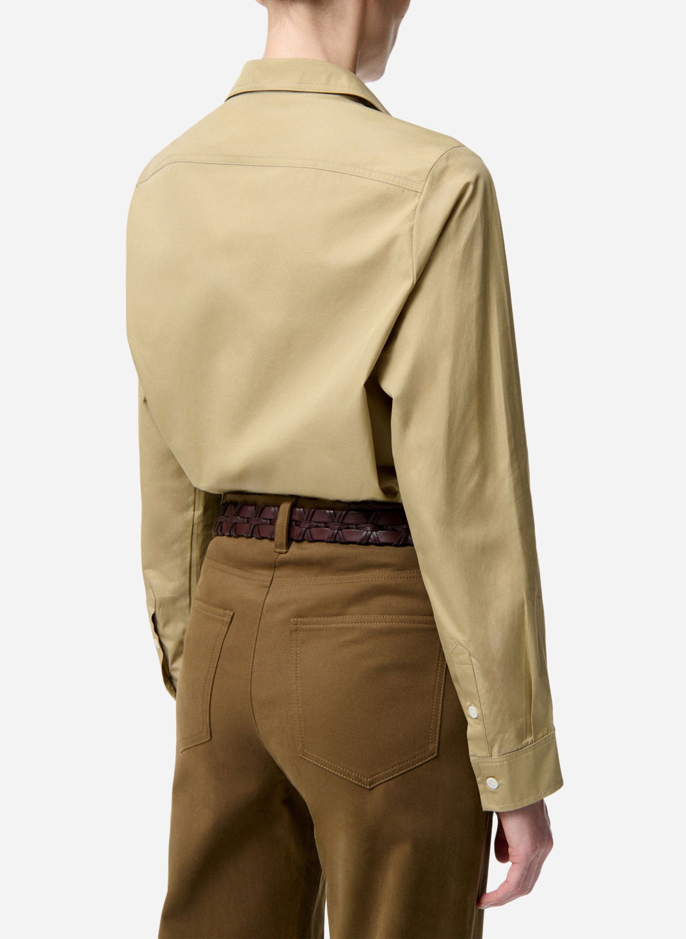 Chemise oversize en coton VANESSA BRUNO Vert