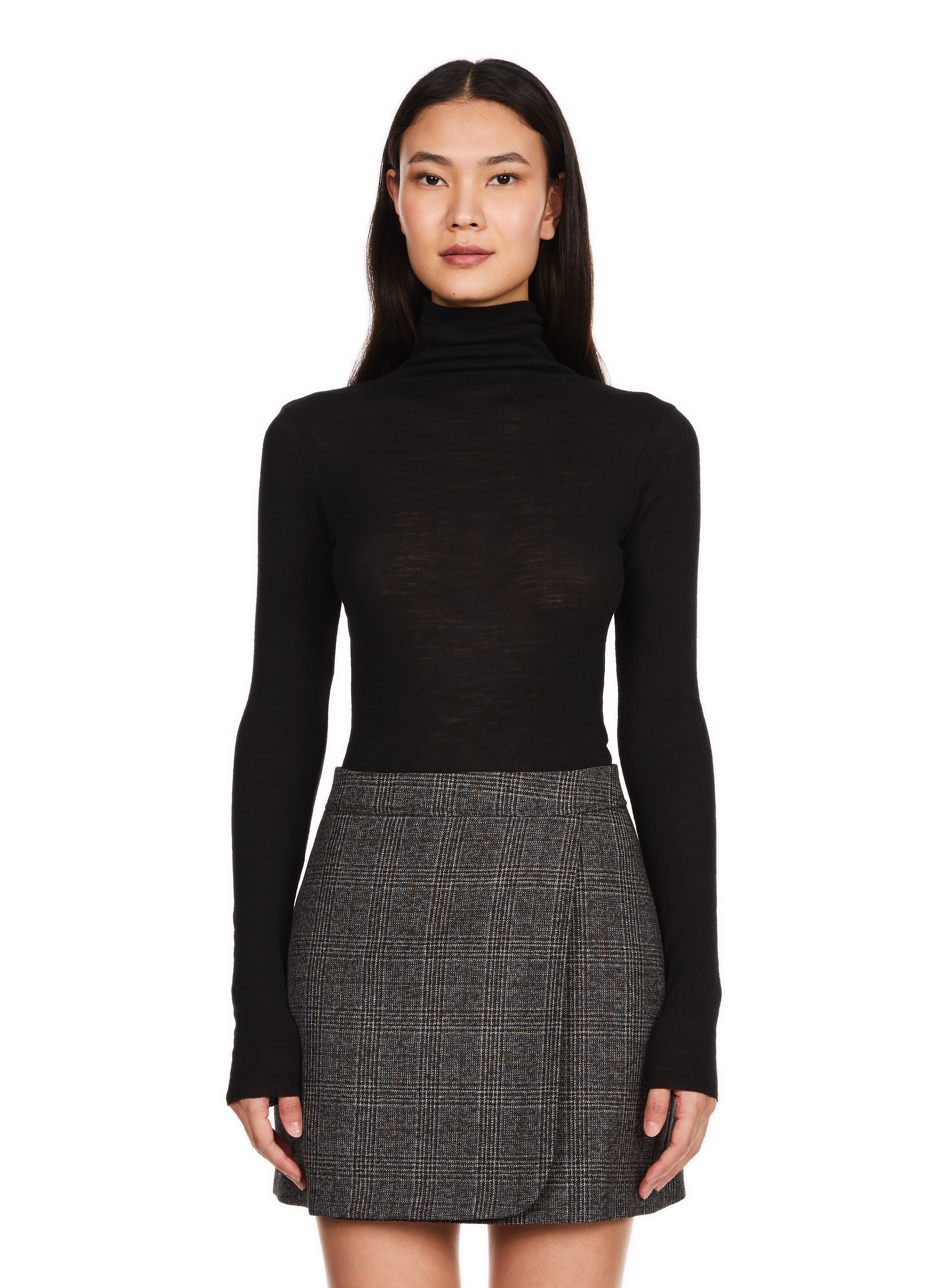 Sous-pull col roulé en laine SAISON 1865 Vert