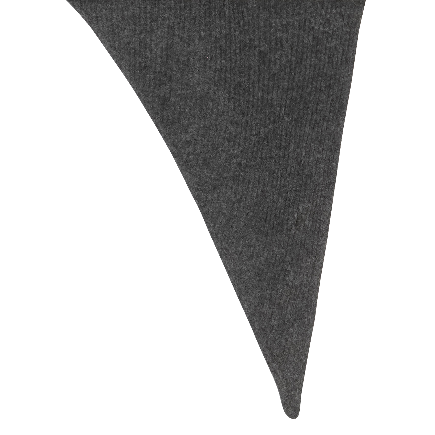 Schal aus Wolle und Seide DES PETITS HAUTS Grau