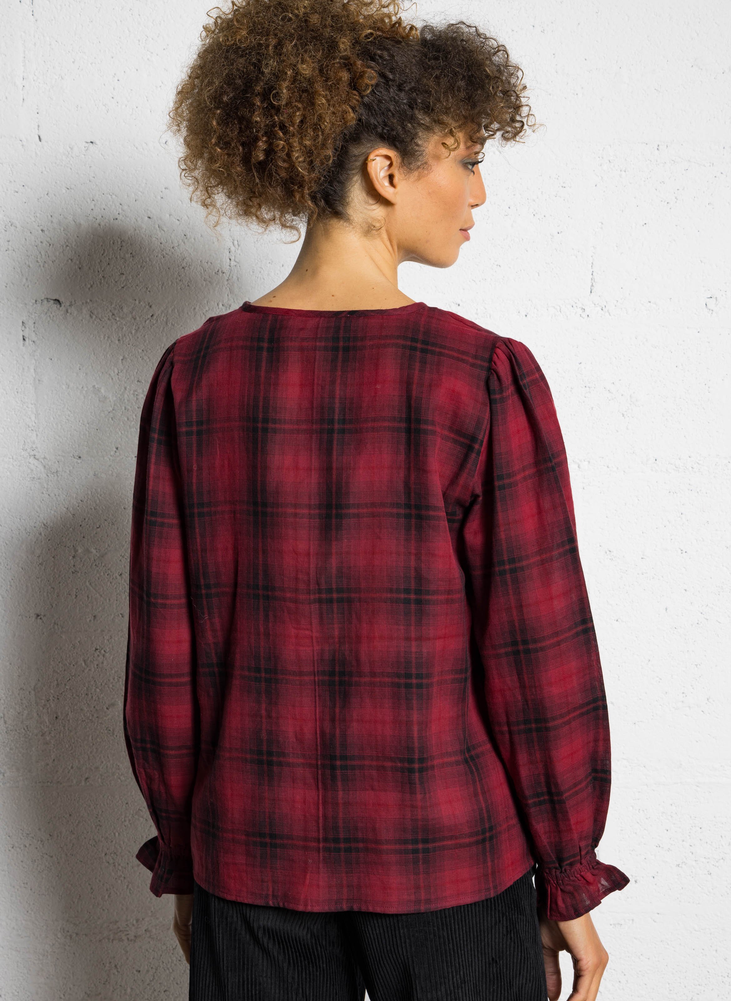 T-shirt met ronde hals van katoen SUD EXPRESS Rood