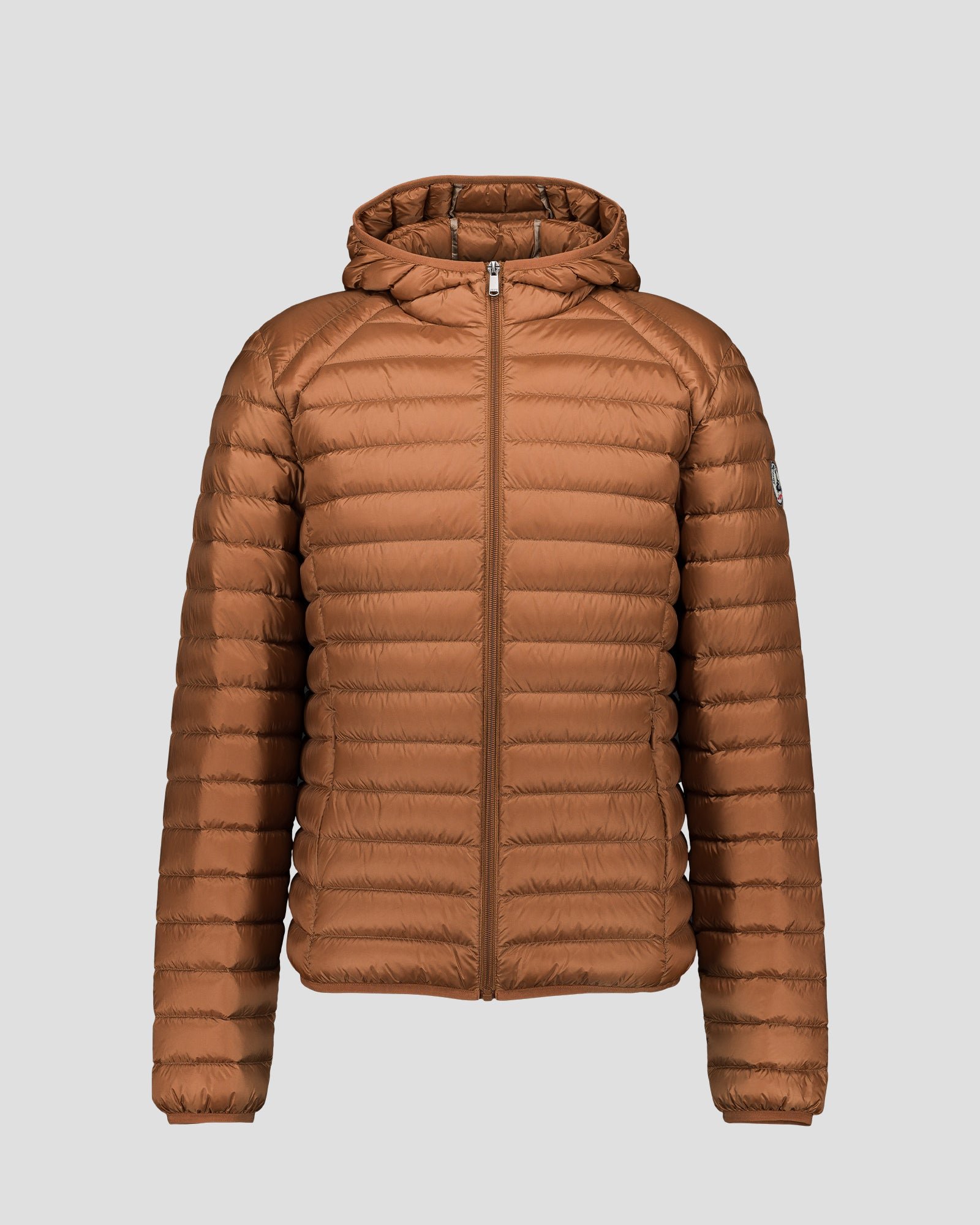 Lightweight hooded puffer jacket nico JOTT Brown