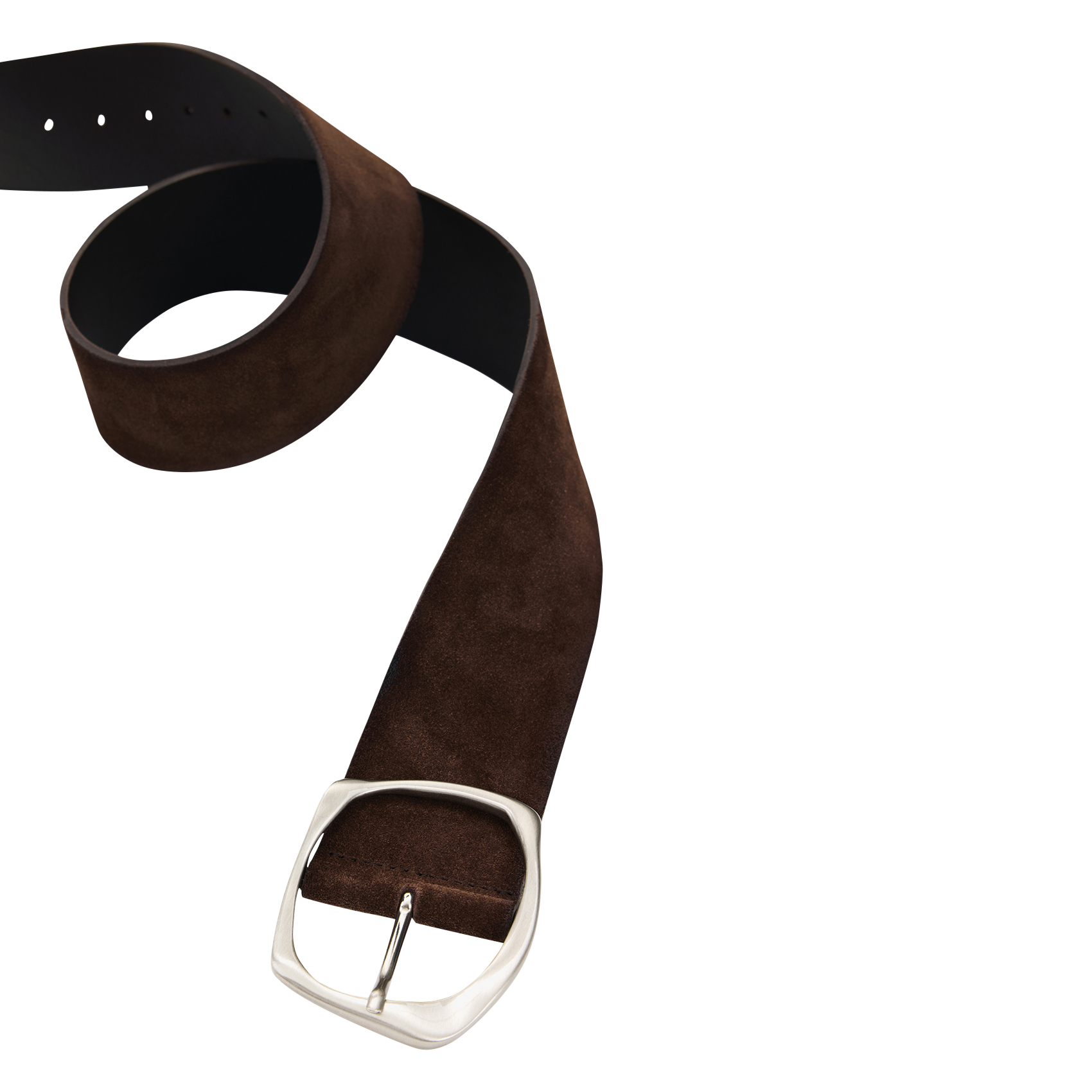 Gürtel aus Veloursleder DESIGUAL Braun