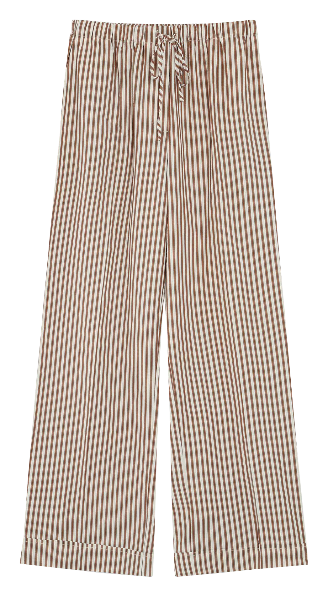 Pantalon large dn coton mélangé VOLUTE Mocha