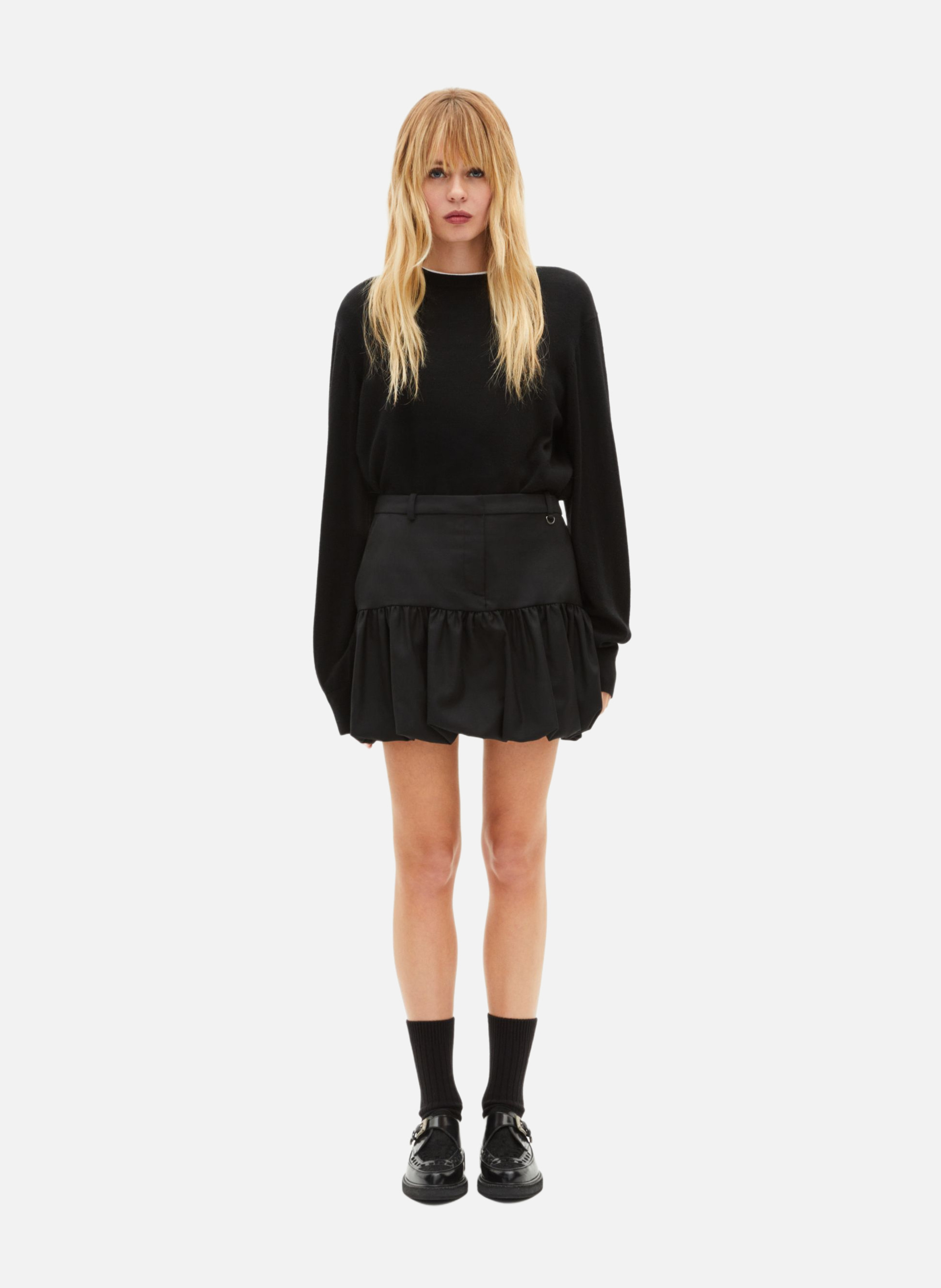 Short bubble skirt THE KOOPLES Black