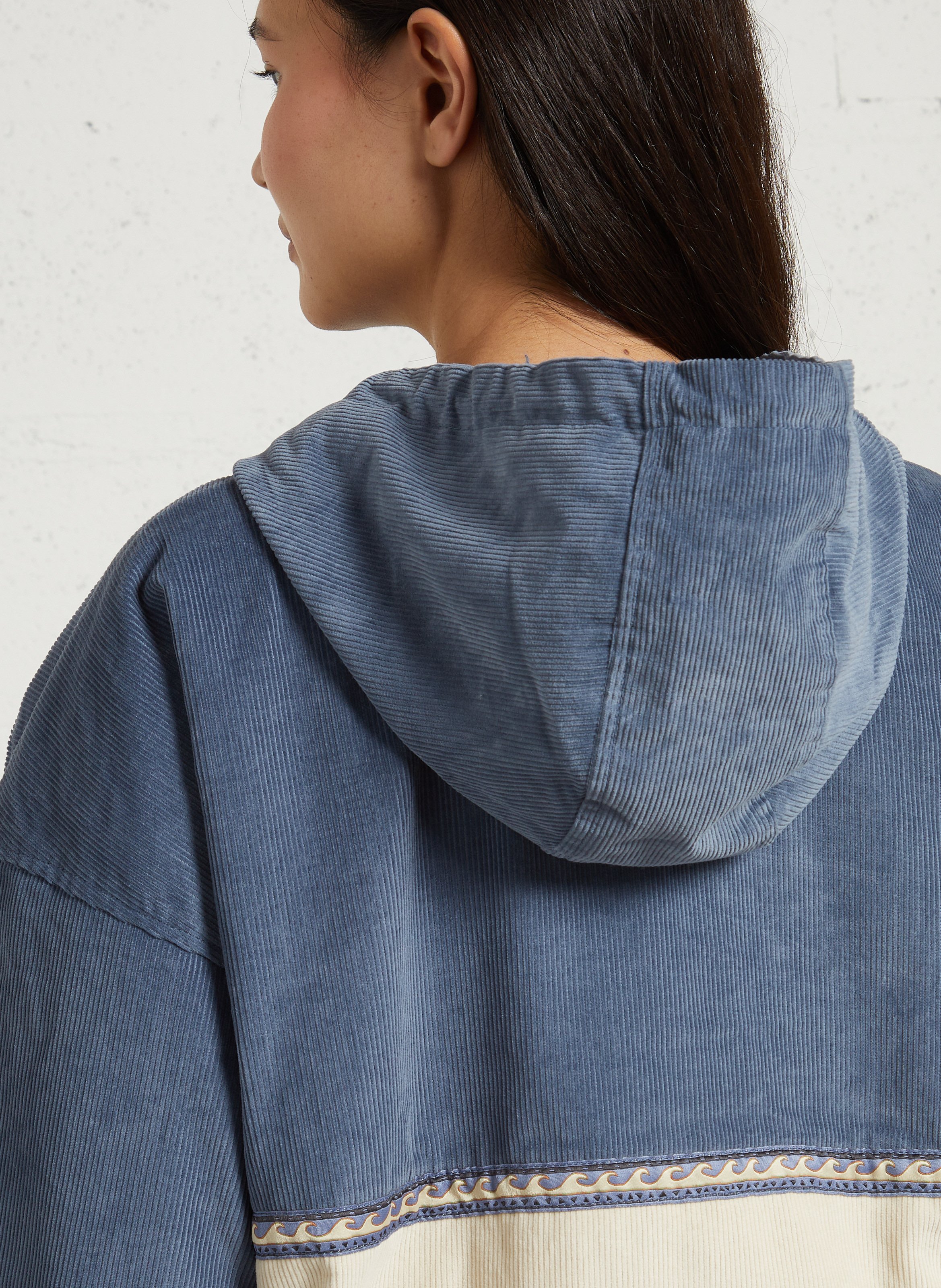 Oversize Rollkragenpullover aus Baumwolle BILLABONG Mehrfarbig