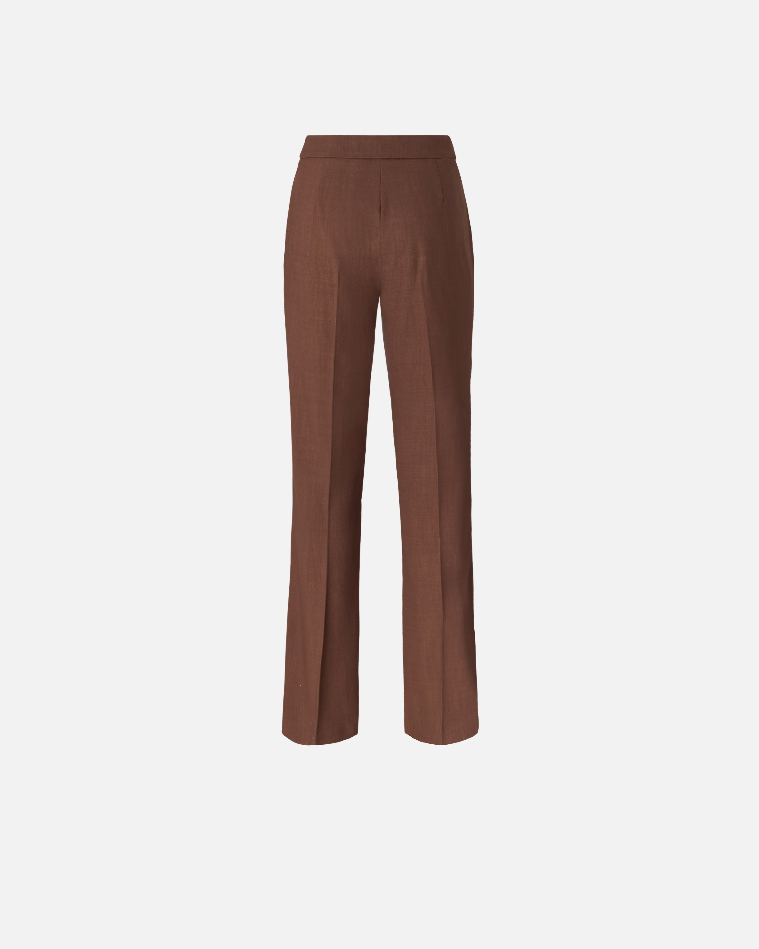 Pantalon à pli marqué PINKO Marron