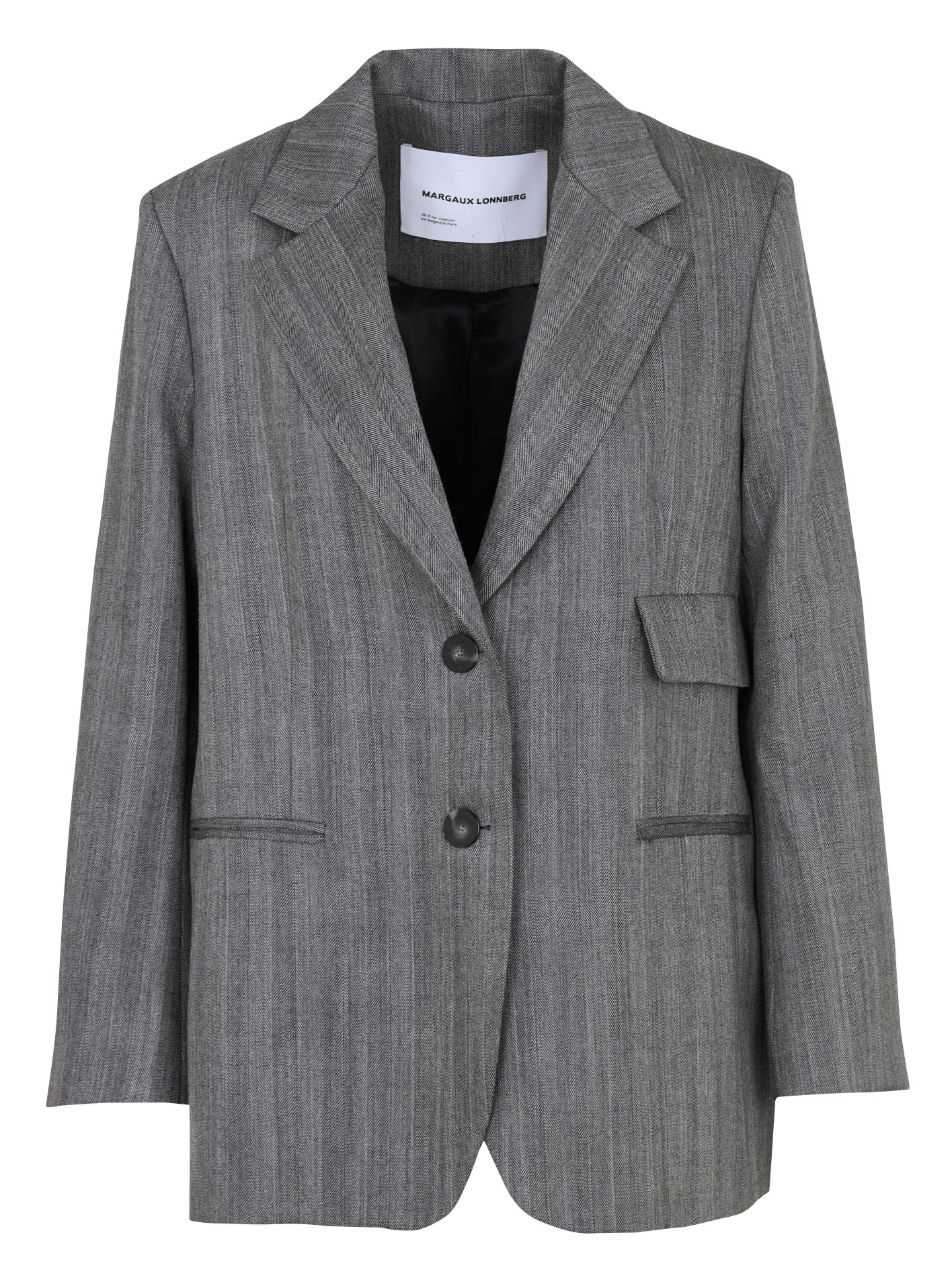 Oversized Jacquard-Blazer MARGAUX LONNBERG Grau