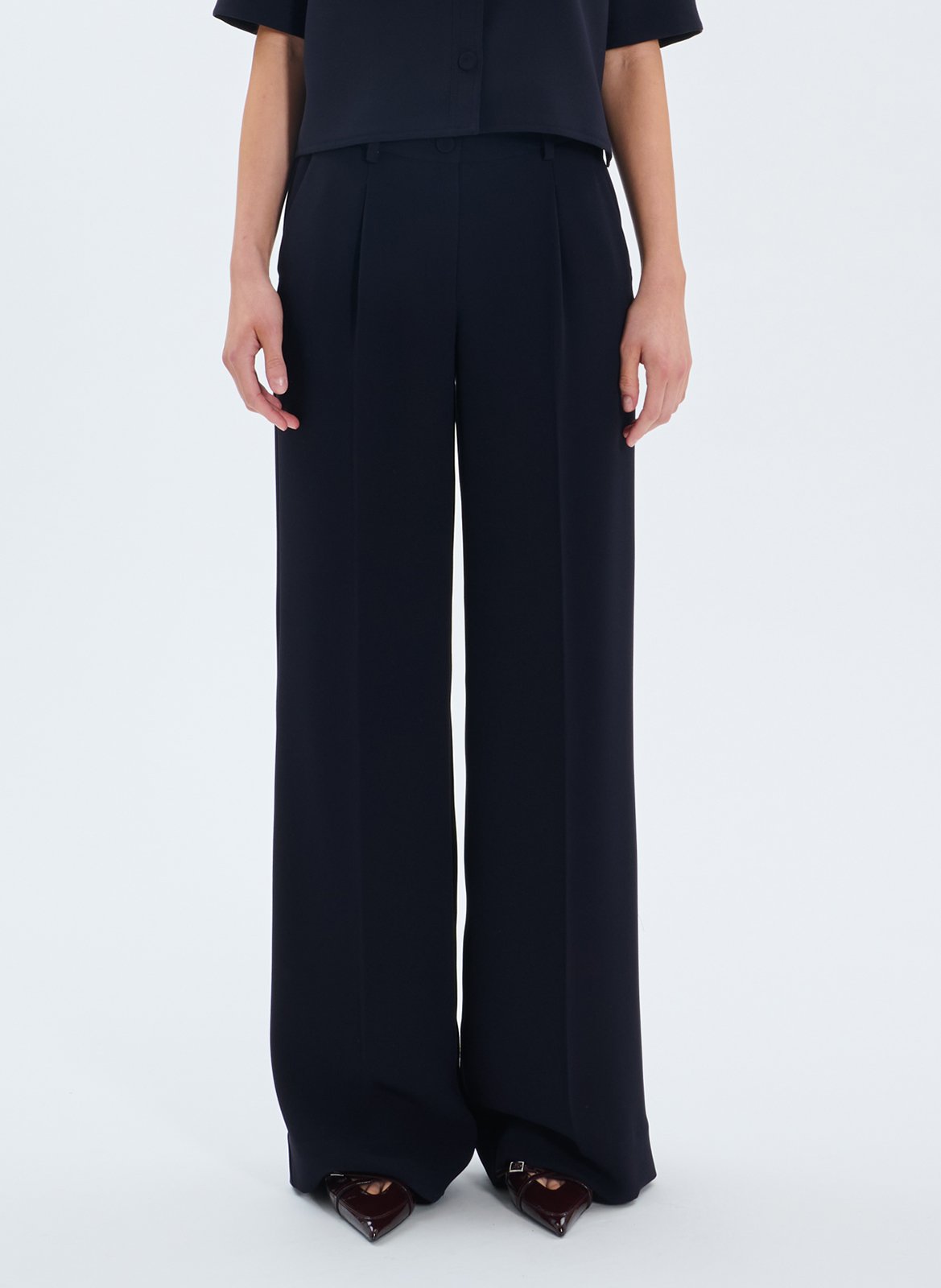 Pantalon large  ZAPA Bleu