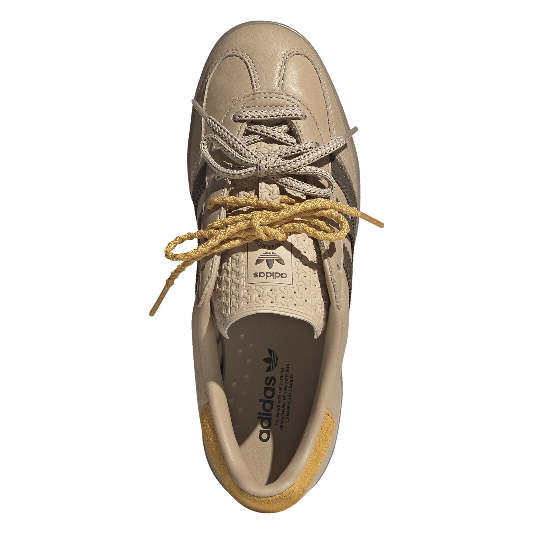 Low-top lace-up sneakers ADIDAS Beige