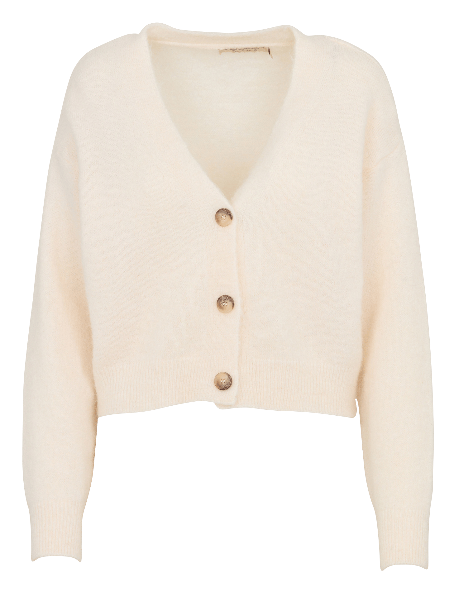 Oversized wool-blend cardigan LA FEE MARABOUTEE White