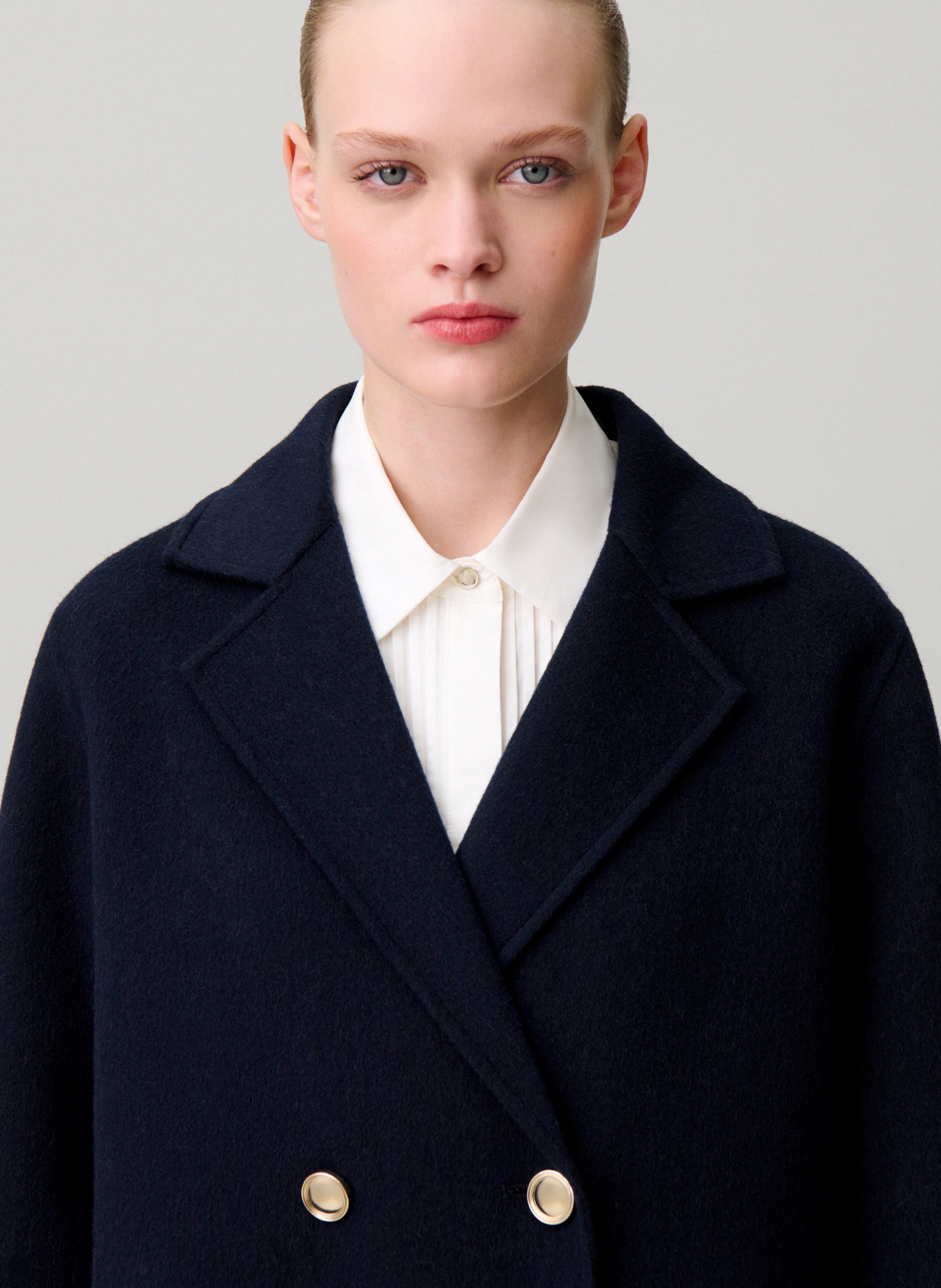 Straight coat CLAUDIE PIERLOT Blue