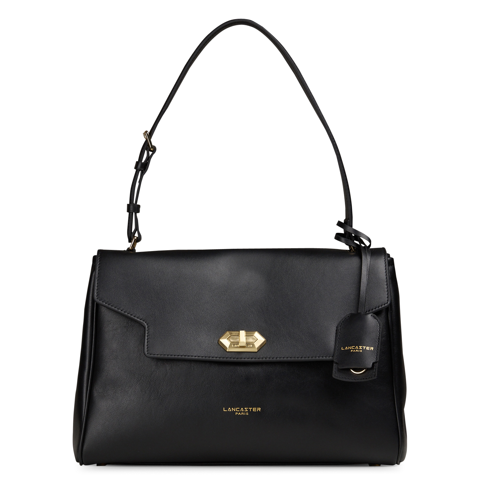 Leren handtas LANCASTER PARIS Zwart