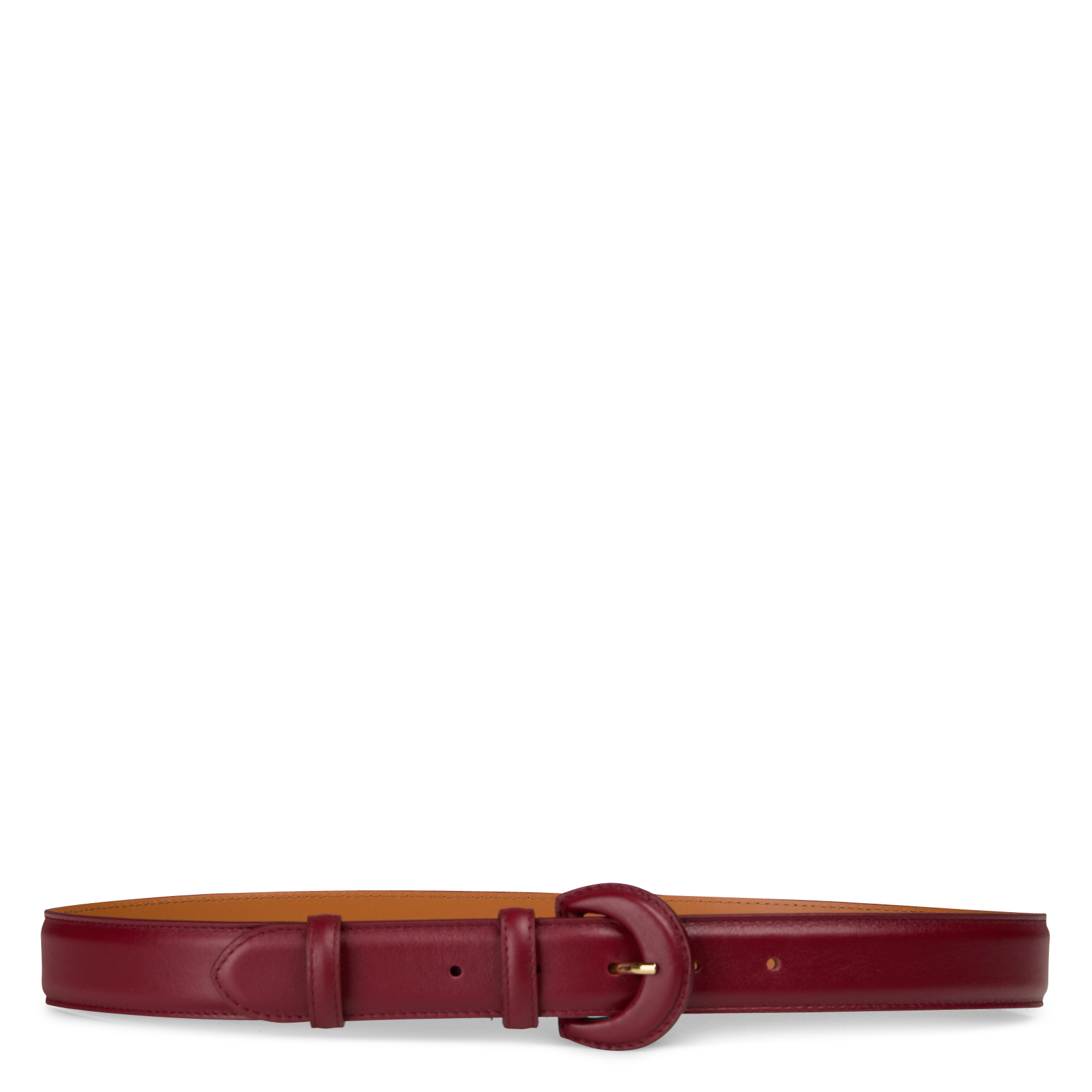 Ledergürtel MAISON BOINET Rot