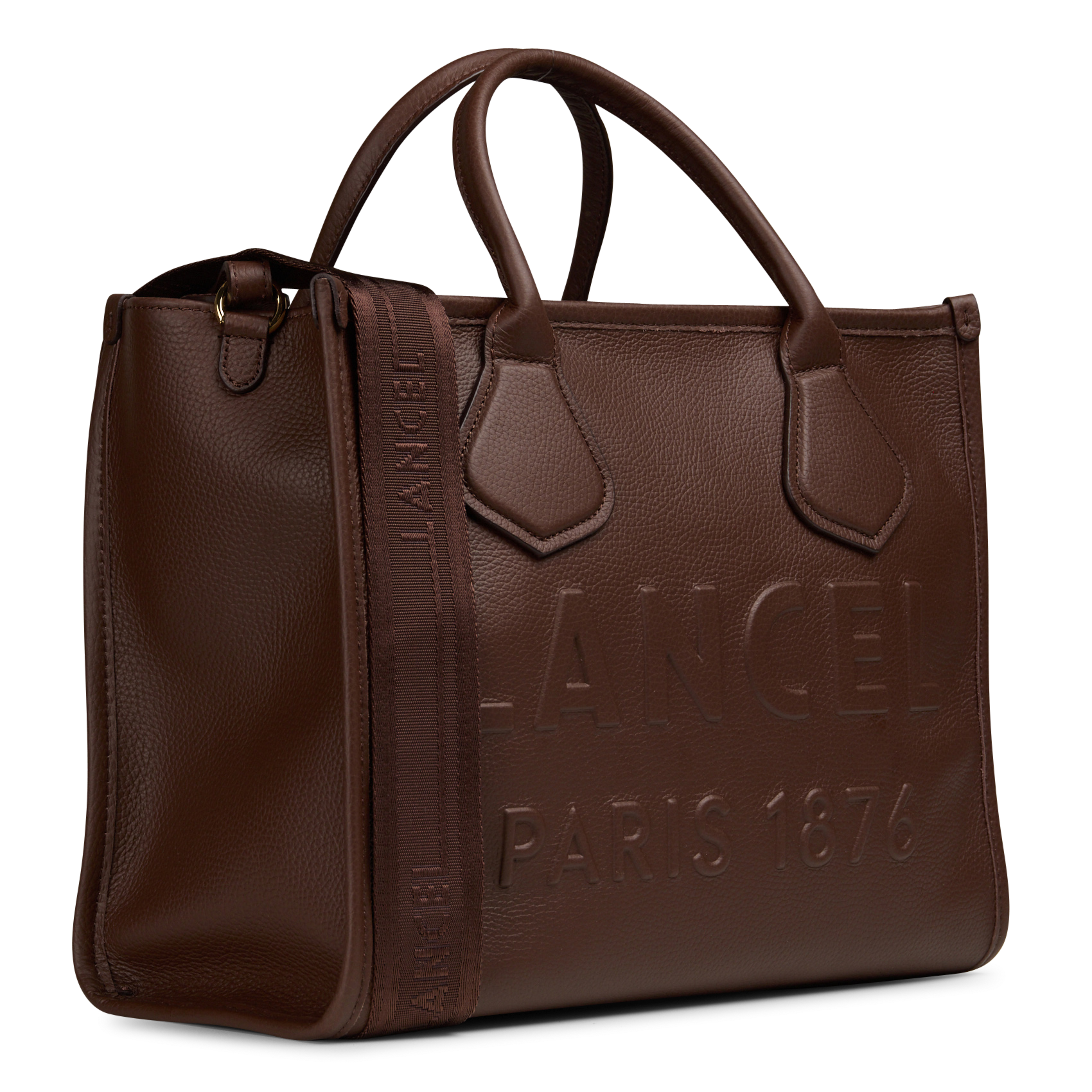 Cabas en cuir LANCEL Marron