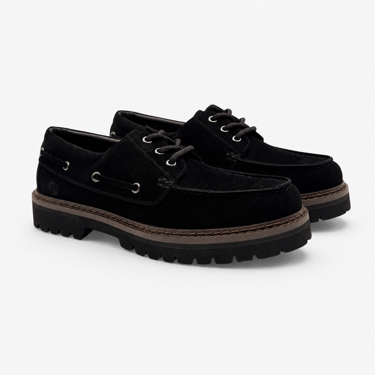 Black Wichita boat shoes SERGE BLANCO Black
