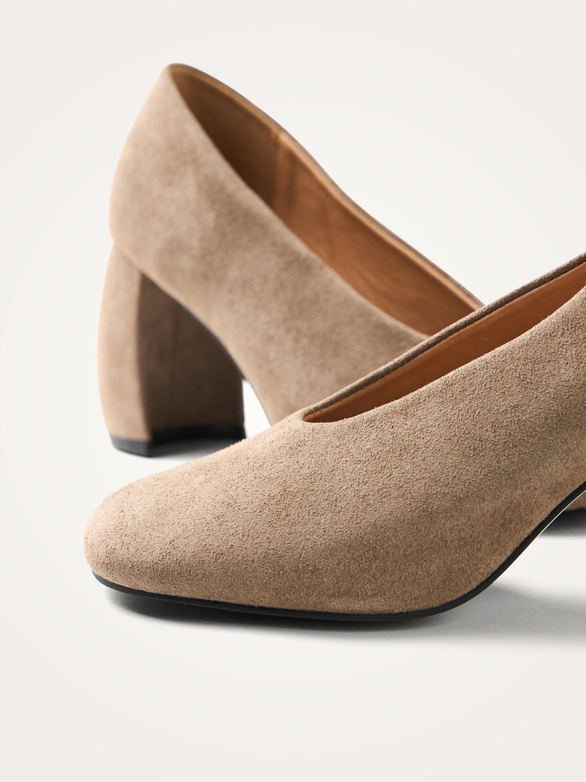 Half Moon Heel Pumps | Beige VANESSA WU Women
