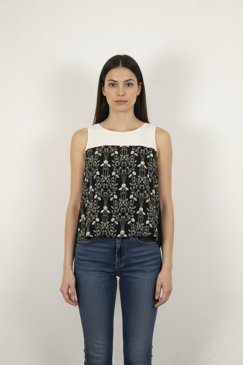 Blouse TARA JARMON - Seconde Main Black