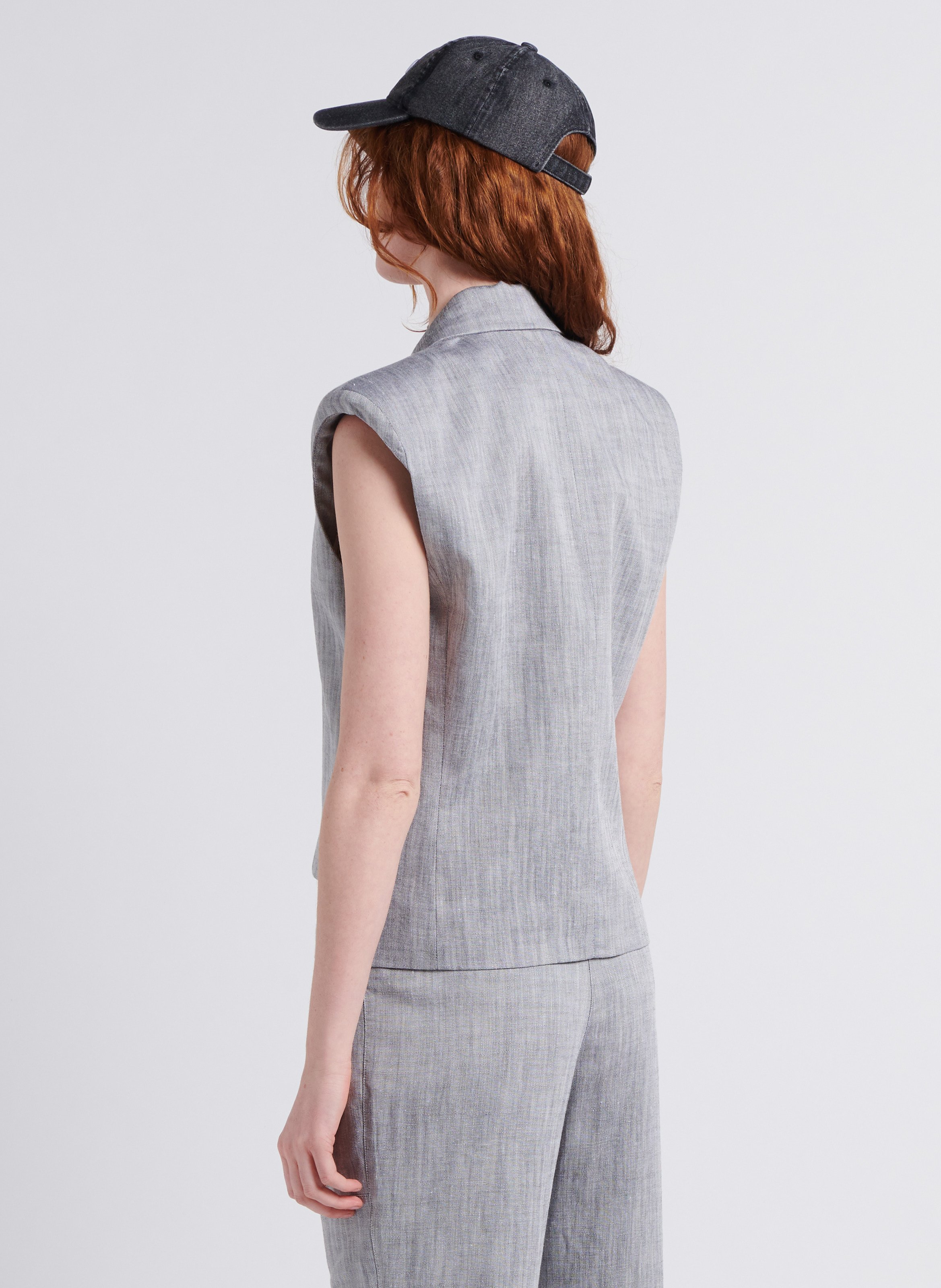 Veste tailleur ample sans manches  IRO Noir