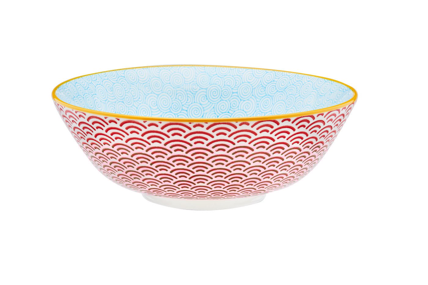 Bowl pattern ø21cm - 6 pieces - color BJORN Blue