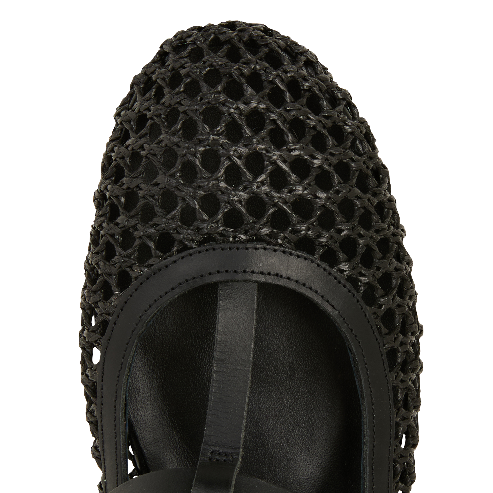 Ballerines en résille ANCIENT GREEK SANDALS Noir