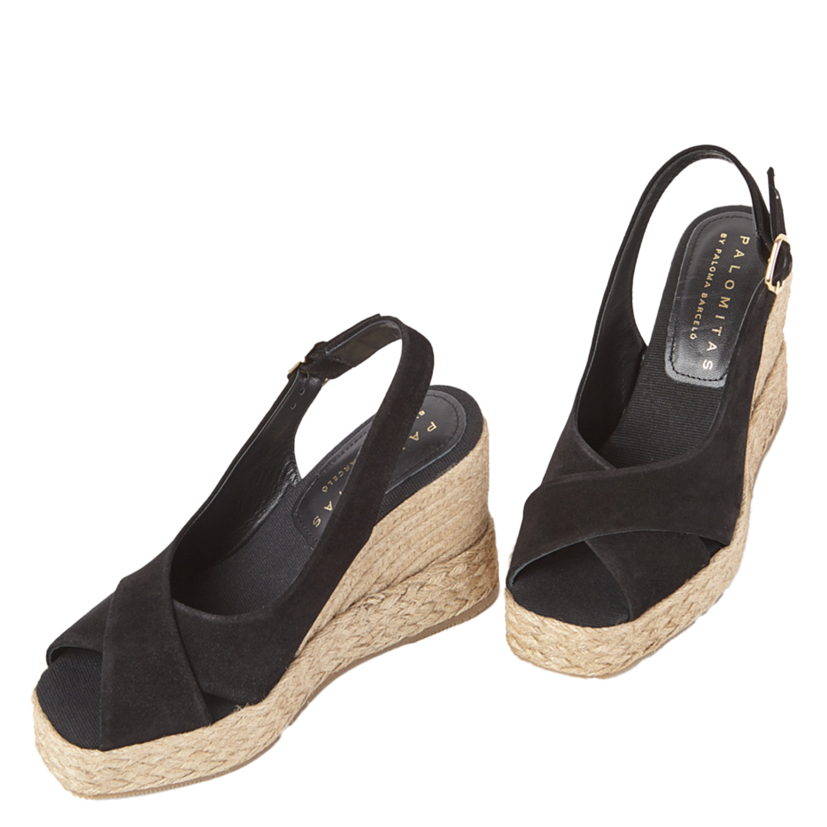 Sandales hautes en cuir PALOMITAS BY PALOMA BARCELO Noir