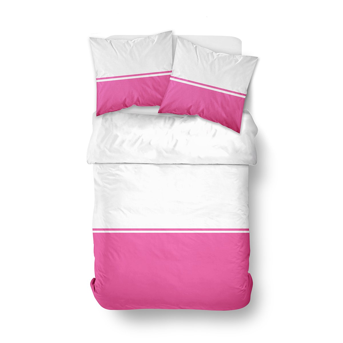 Two-tone cotton bedding TODAY LINGE DE MAISON Pink