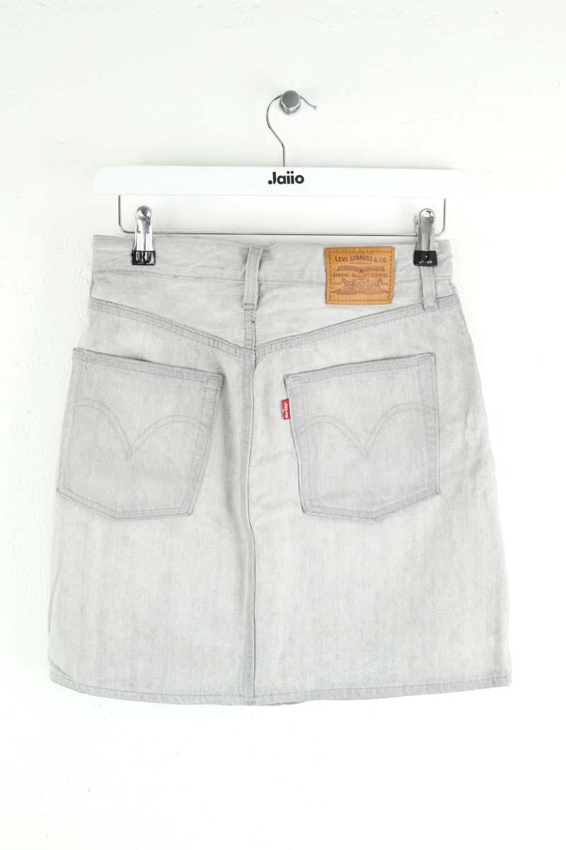 Cotton mini skirt LEVI'S - Seconde main Grey
