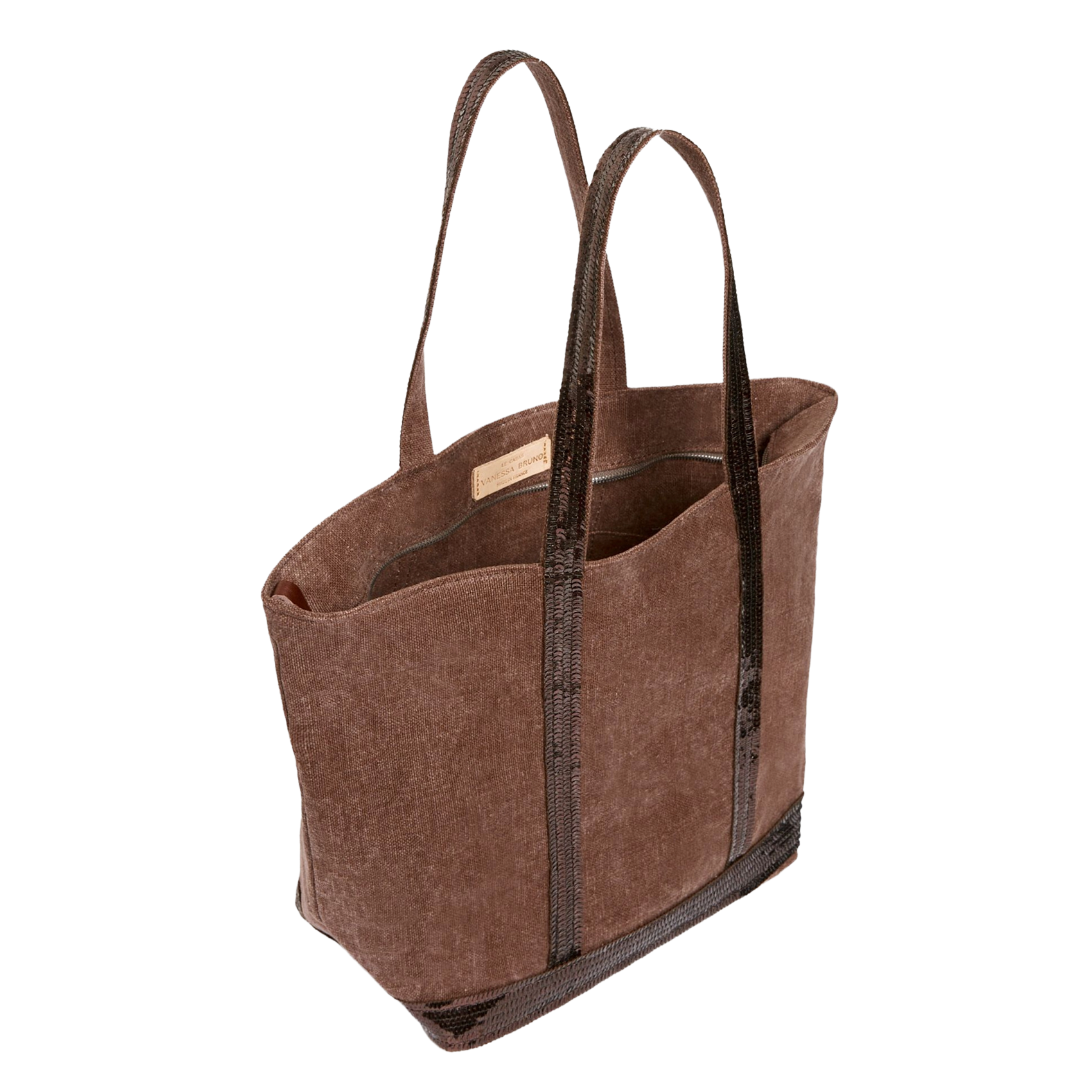 Cabas en lin VANESSA BRUNO Marron