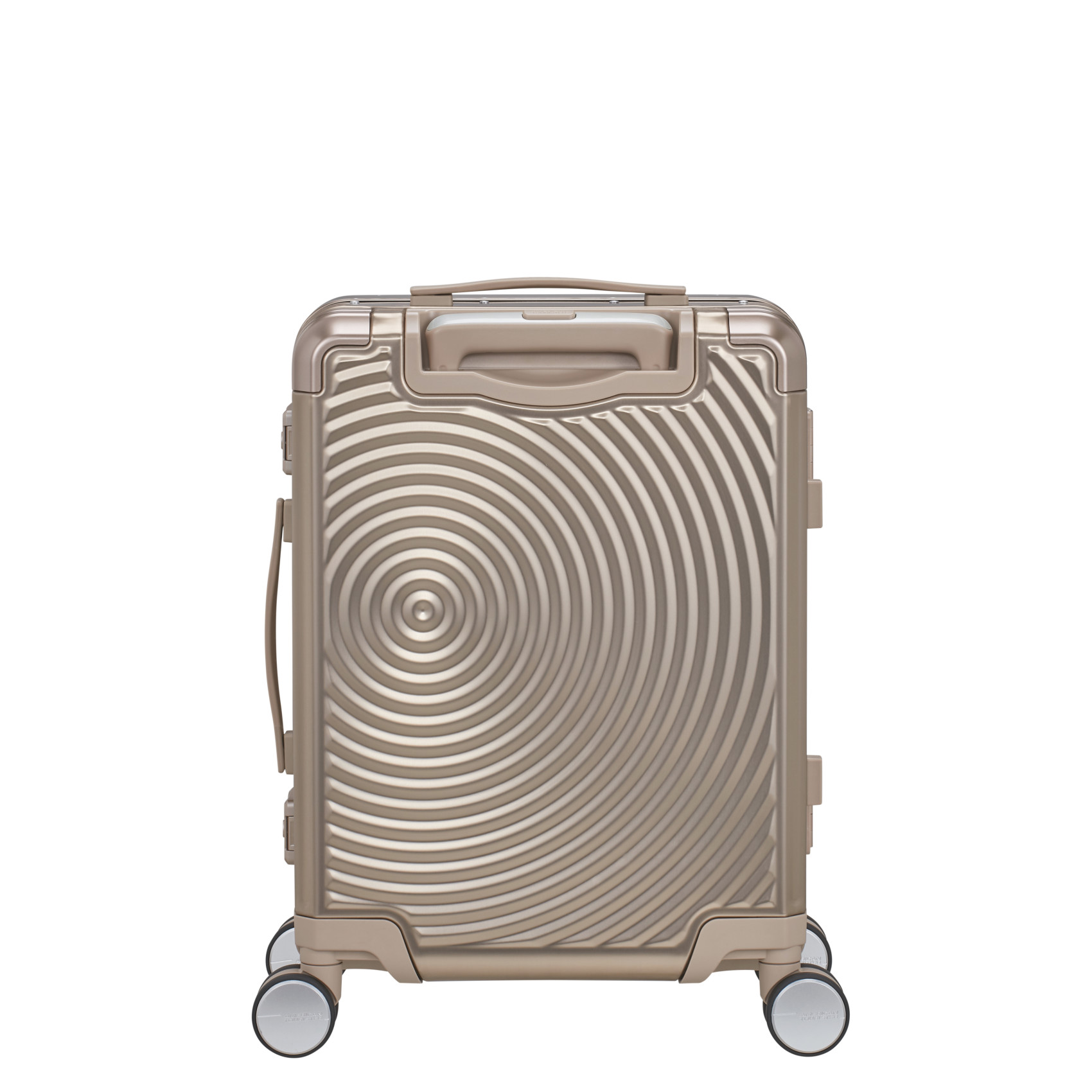 Aluminum suitcase with 4 wheels size S AMERICAN TOURISTER Golden