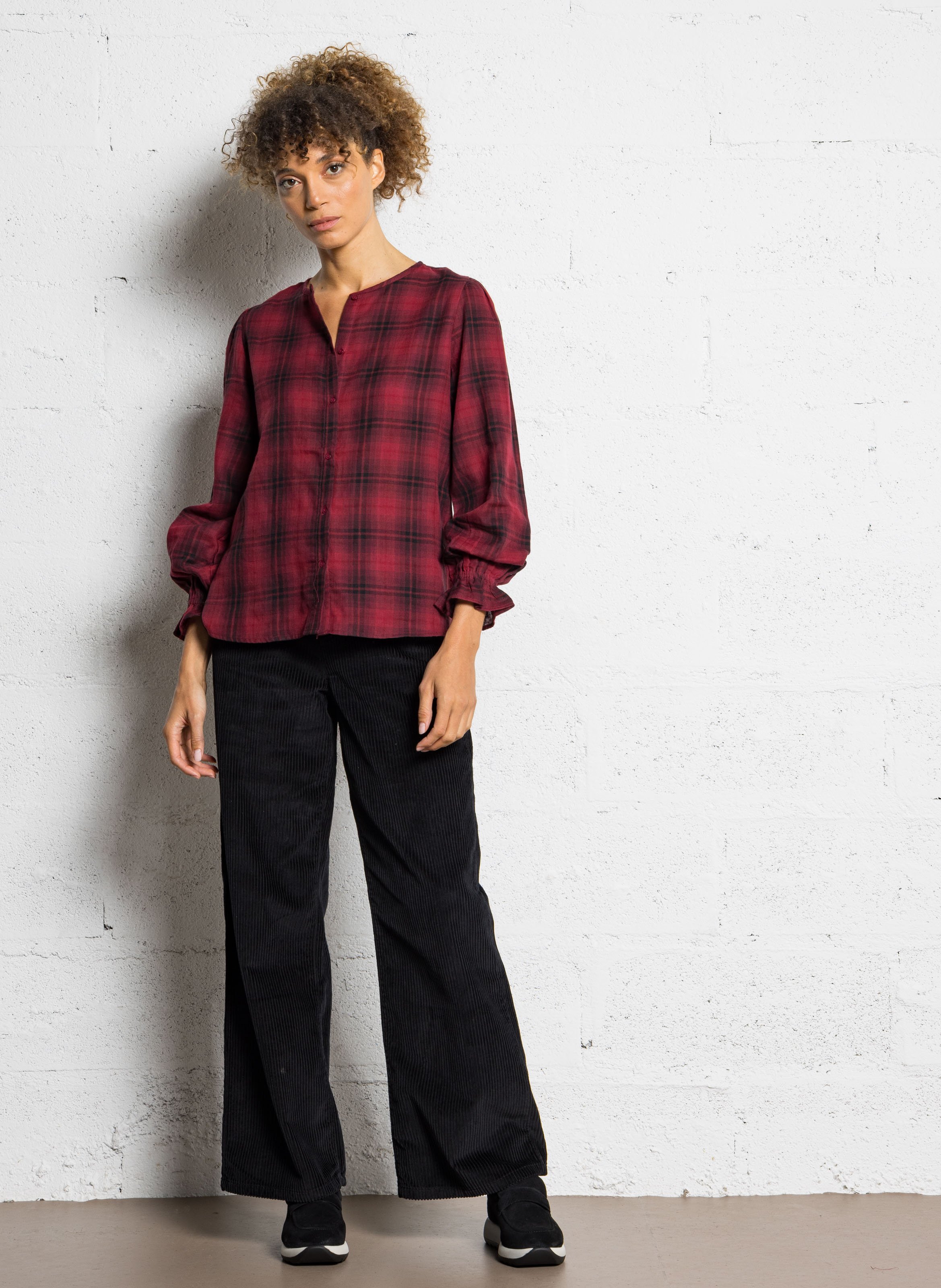 T-shirt met ronde hals van katoen SUD EXPRESS Rood