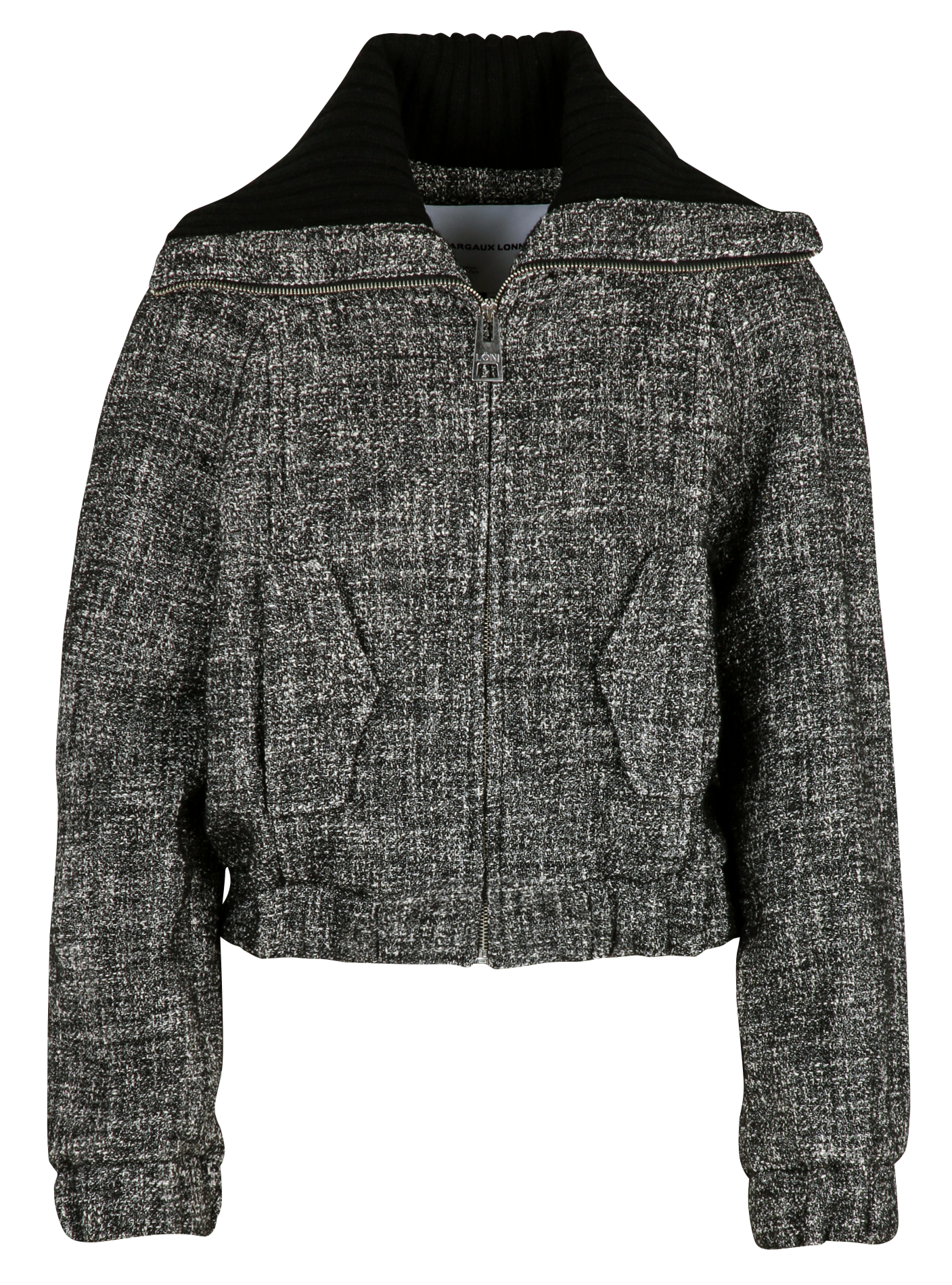 Veste oversize en coton mélangé MARGAUX LONNBERG Argent