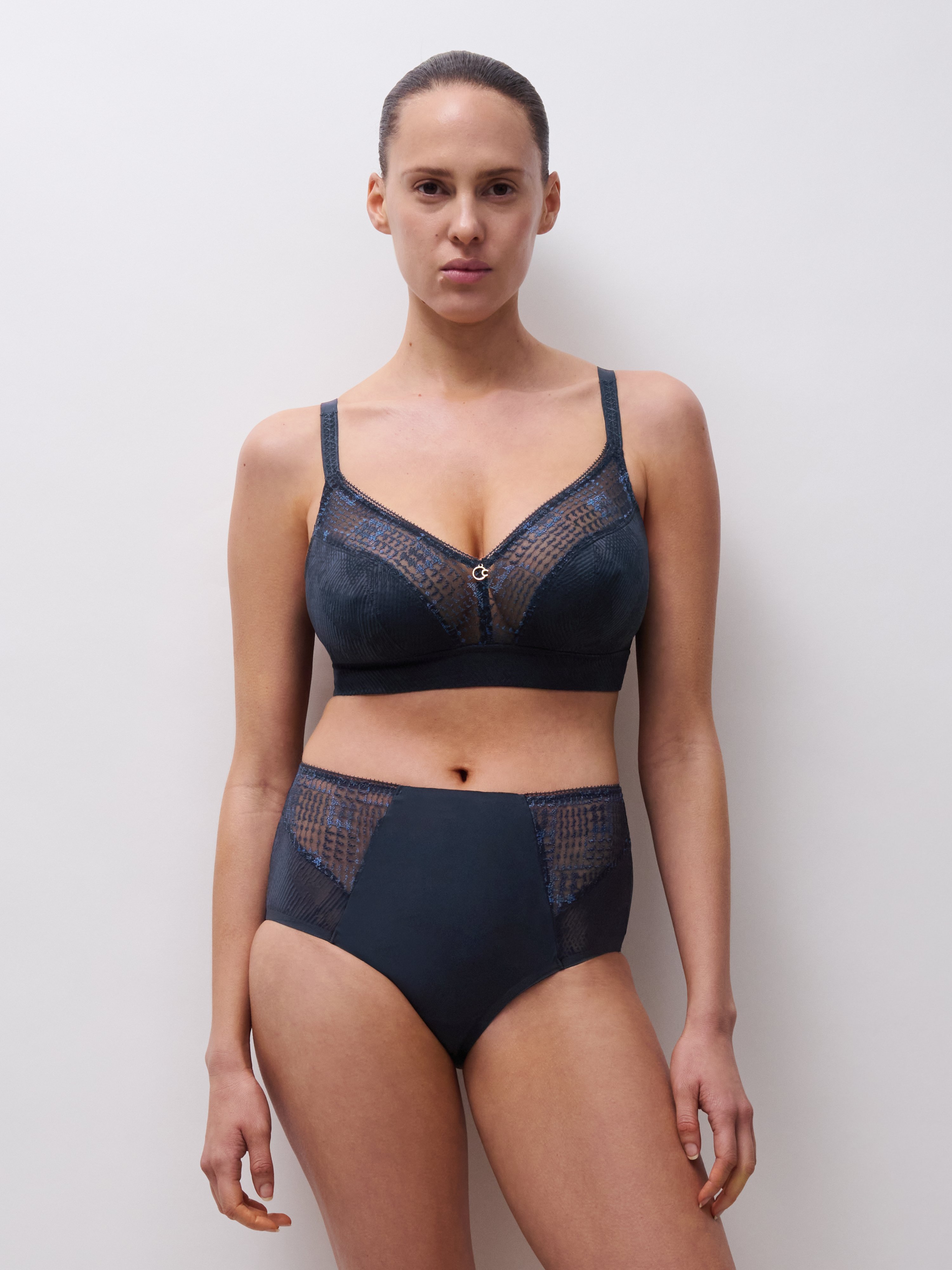 Non-wired support bra CHANTELLE Blue