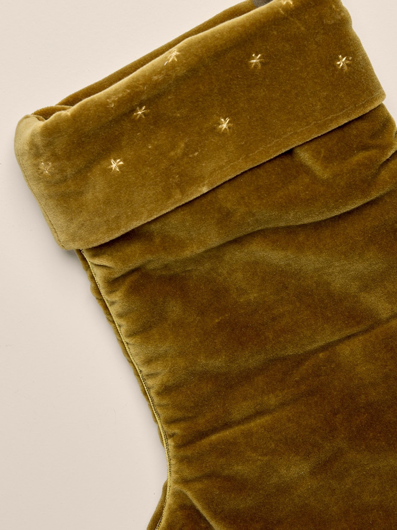 Large velvet Christmas stocking CYRILLUS Brown