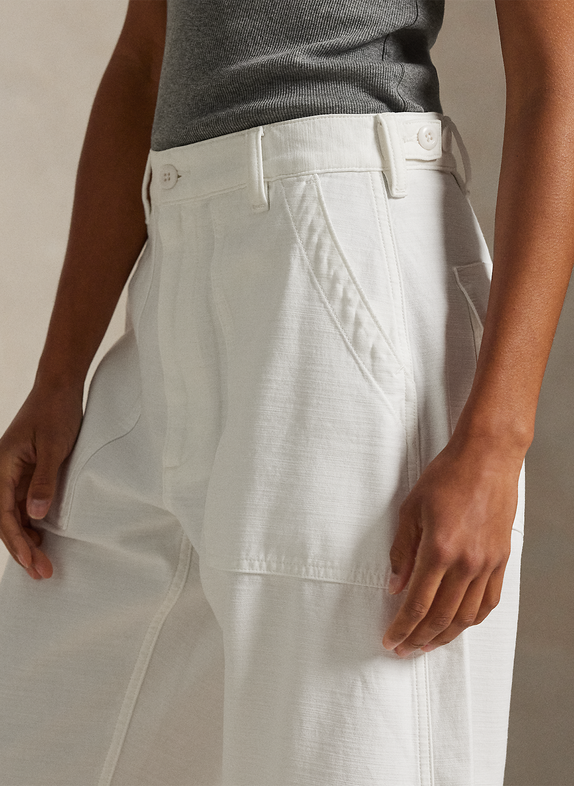 Wijde jeans POLO RALPH LAUREN Wit