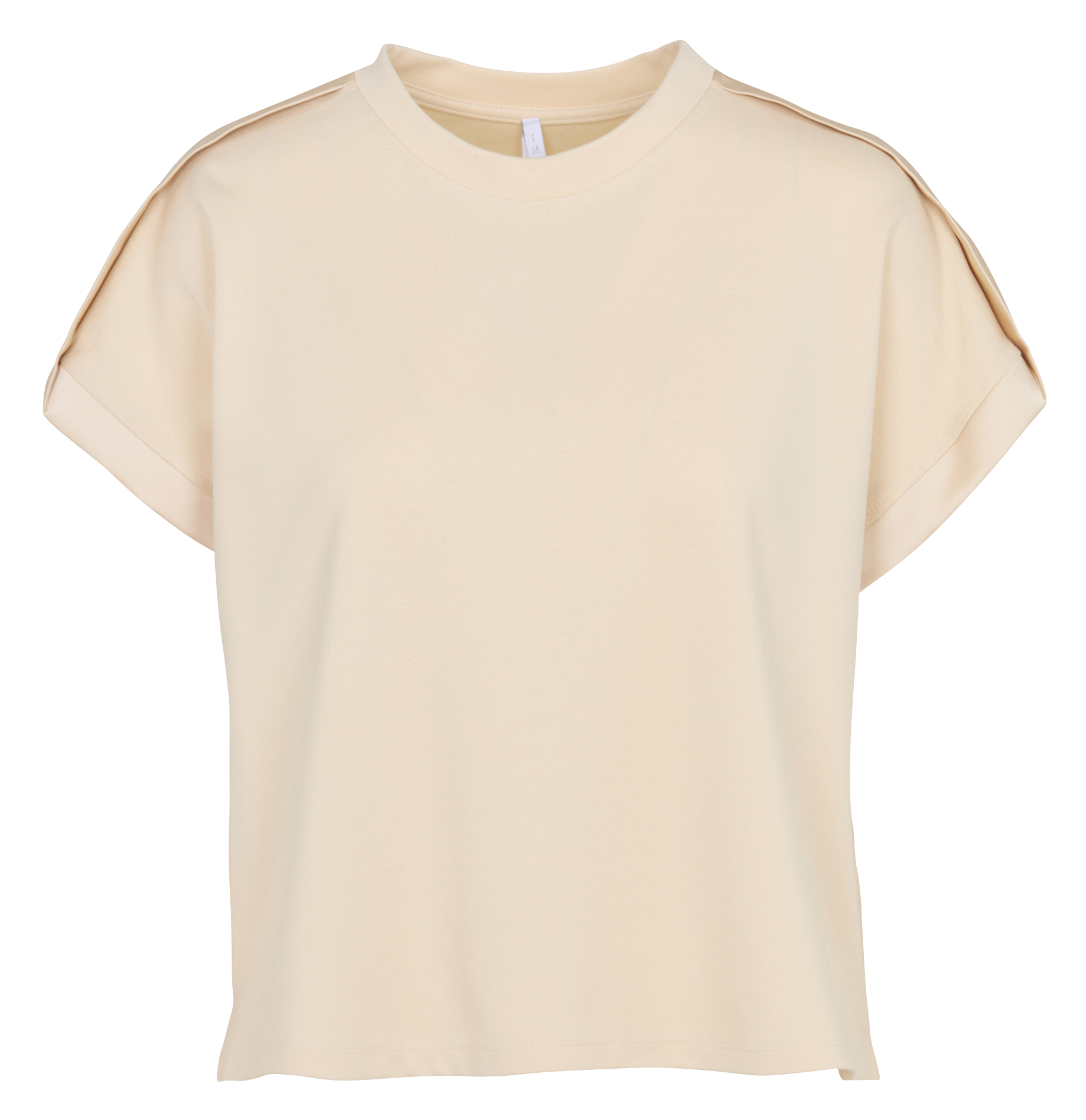 Straight-cut round-neck T-shirt IMPERIAL Beige