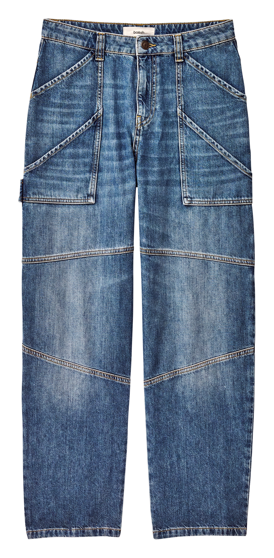 Jean droit en coton BA&SH Jean brut