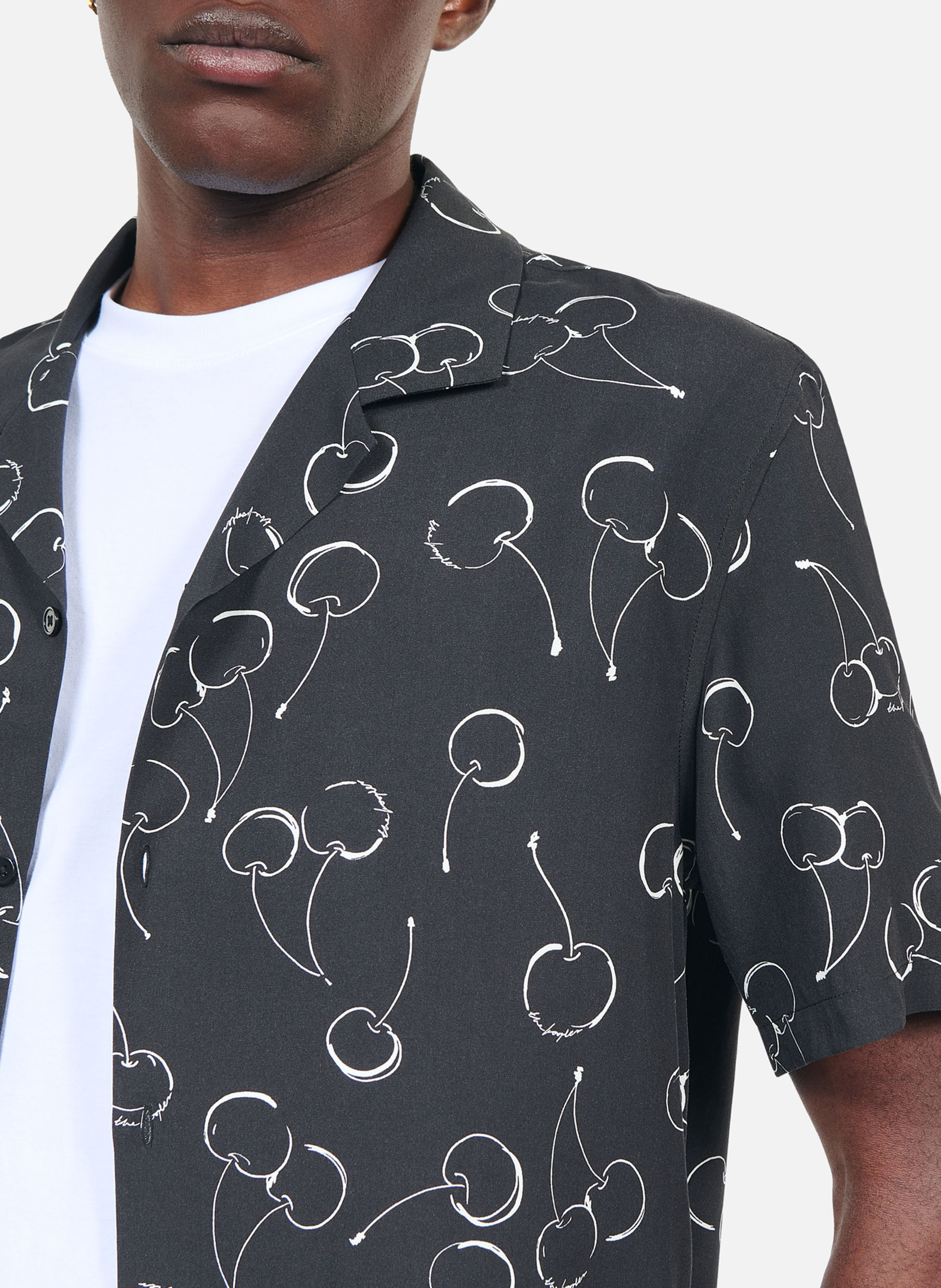 Printed short-sleeved shirt THE KOOPLES Black