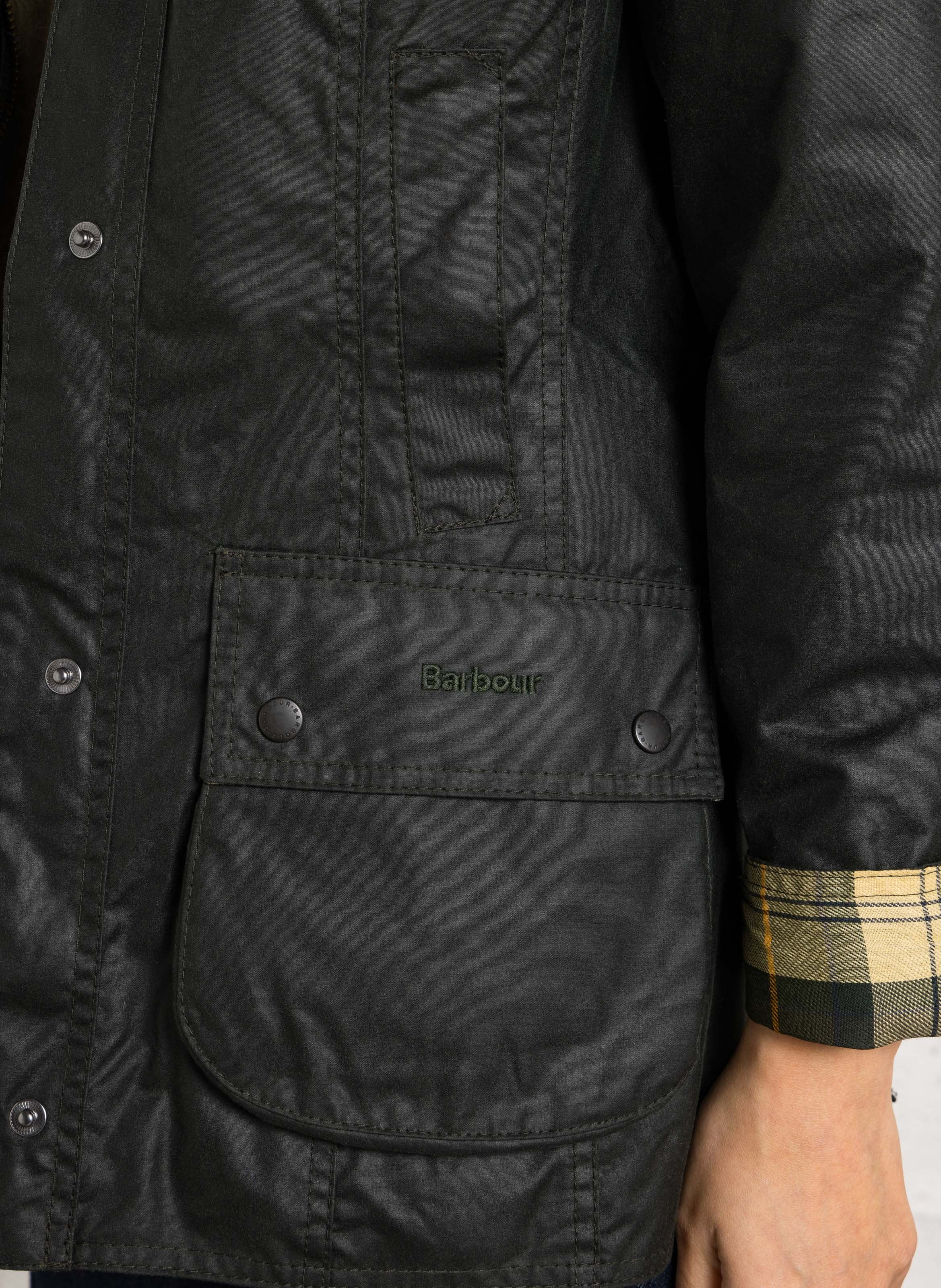 Jack met klassieke kraag BARBOUR Groen