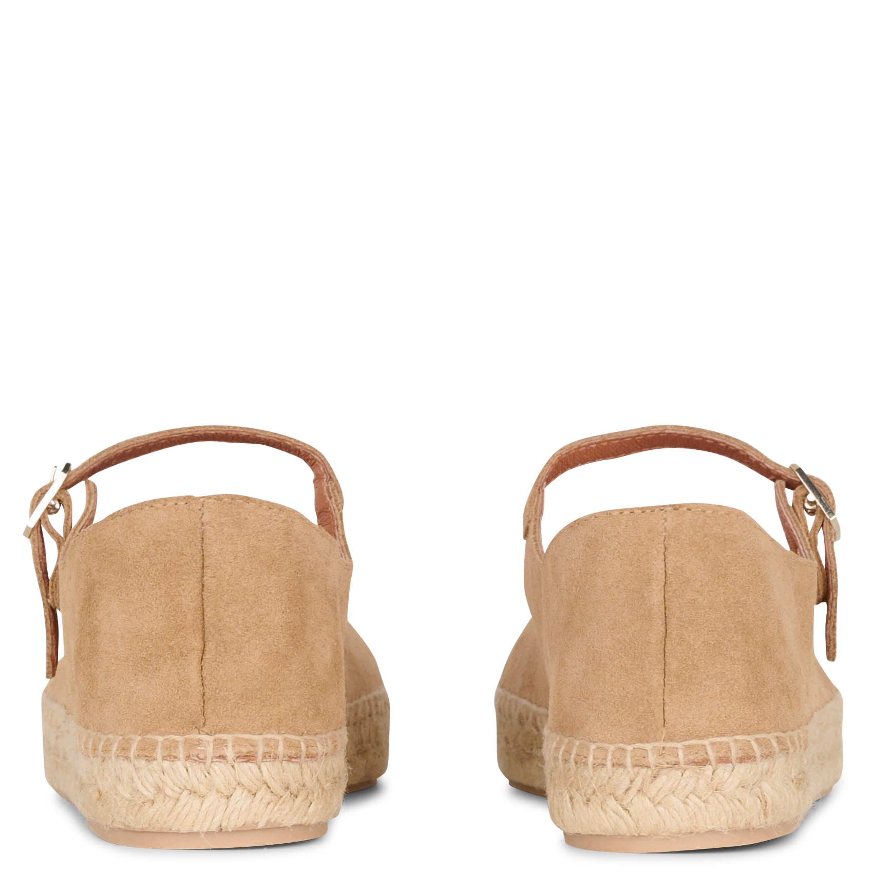 Espadrilles en cuir velours MELLOW YELLOW Beige