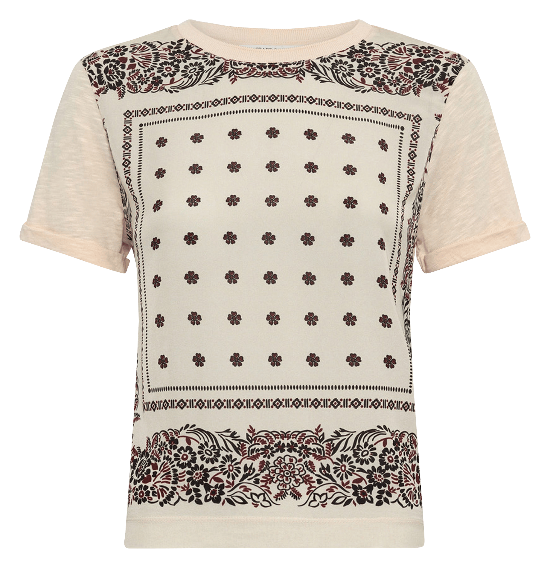 Camiseta de cuello redondo con manga 7/8 GERARD DAREL Beige