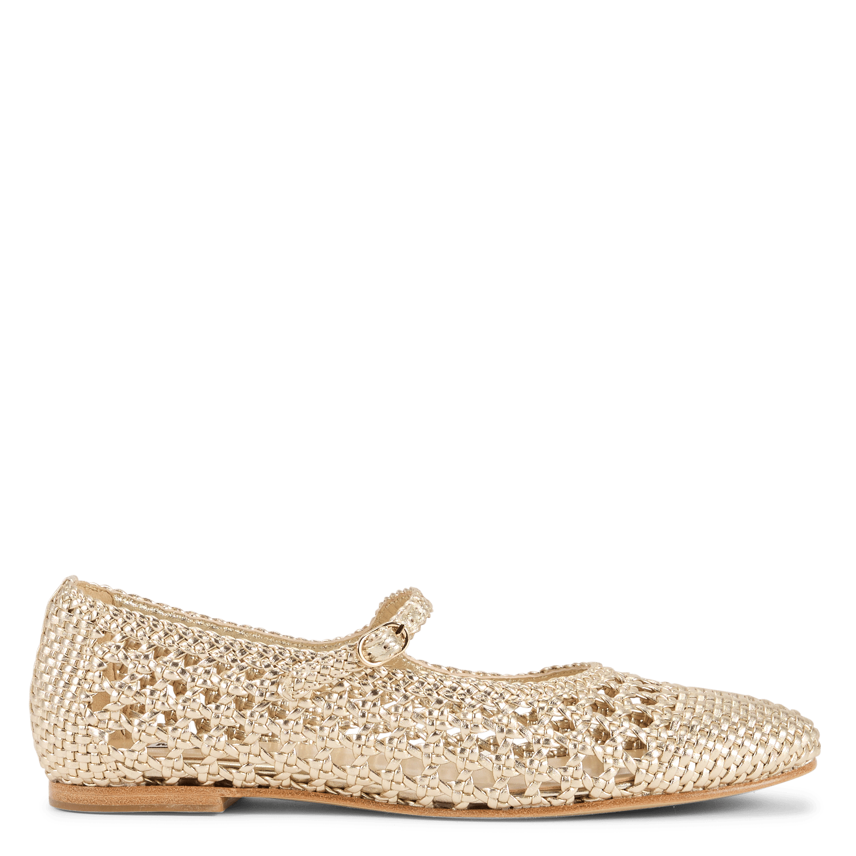 Geflochtene Ballerinas MI/MAI Golden