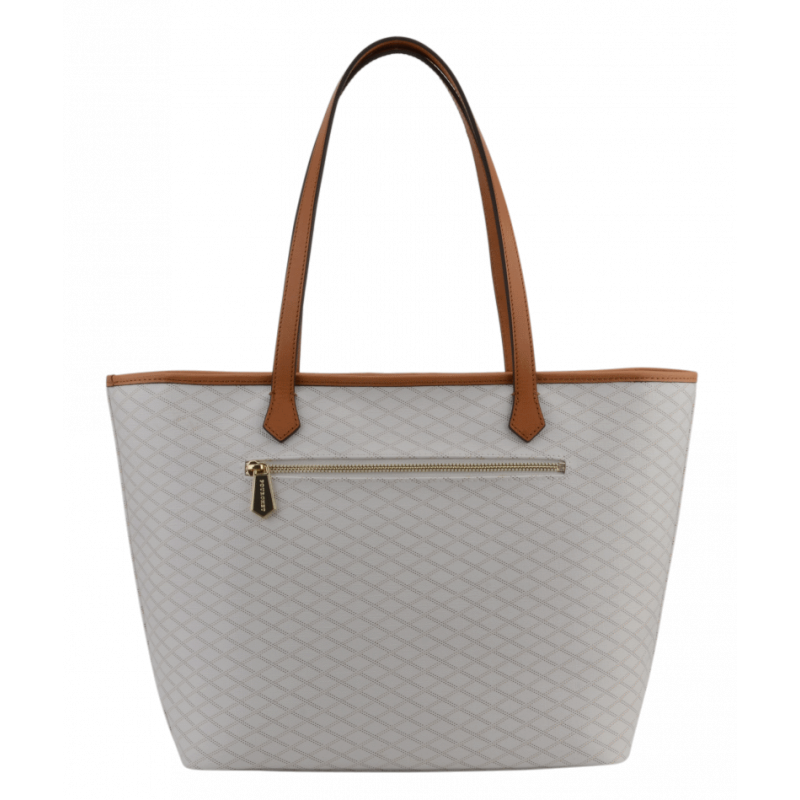 Leather bag POURCHET White